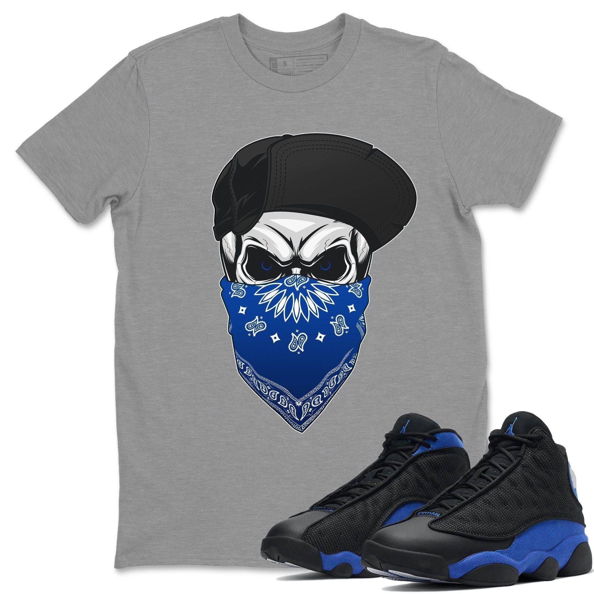 Jordan 13 Hyper Royal Shirt To Match Jordans Skull Hat Sneaker Tees Jordan 13 Hyper Royal Drip Gear Zone Sneaker Matching Clothing Unisex Shirts