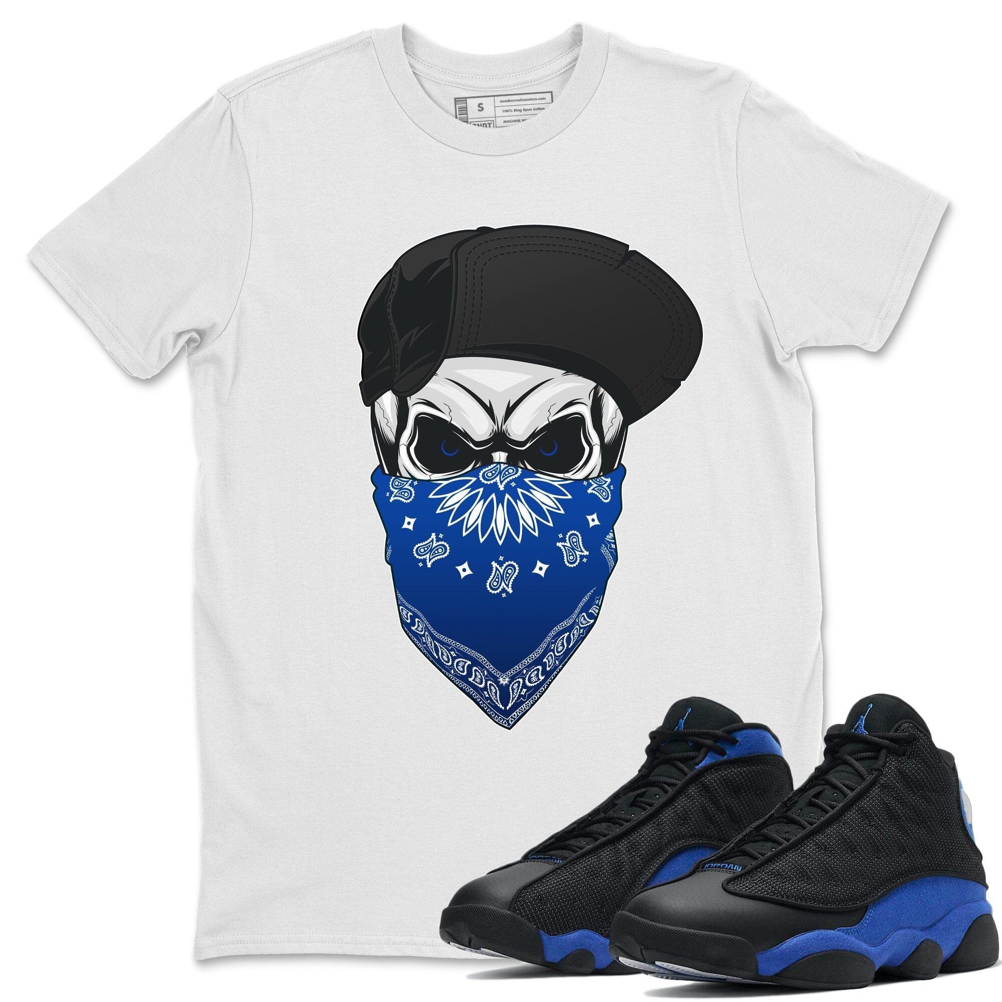 Jordan 13 Hyper Royal Shirt To Match Jordans Skull Hat Sneaker Tees Jordan 13 Hyper Royal Drip Gear Zone Sneaker Matching Clothing Unisex Shirts