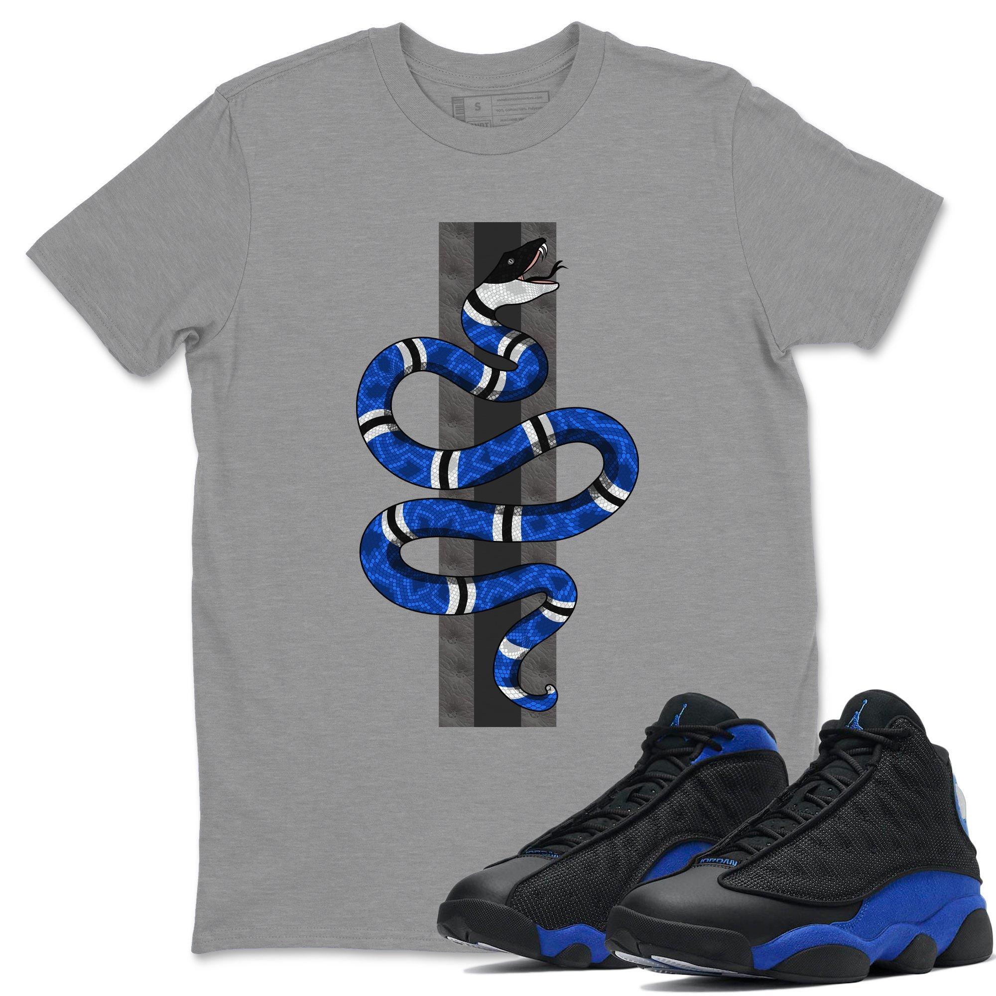 Jordan 13 Hyper Royal Shirt To Match Jordans Snake Sneaker Tees Jordan 13 Hyper Royal Drip Gear Zone Sneaker Matching Clothing Unisex Shirts