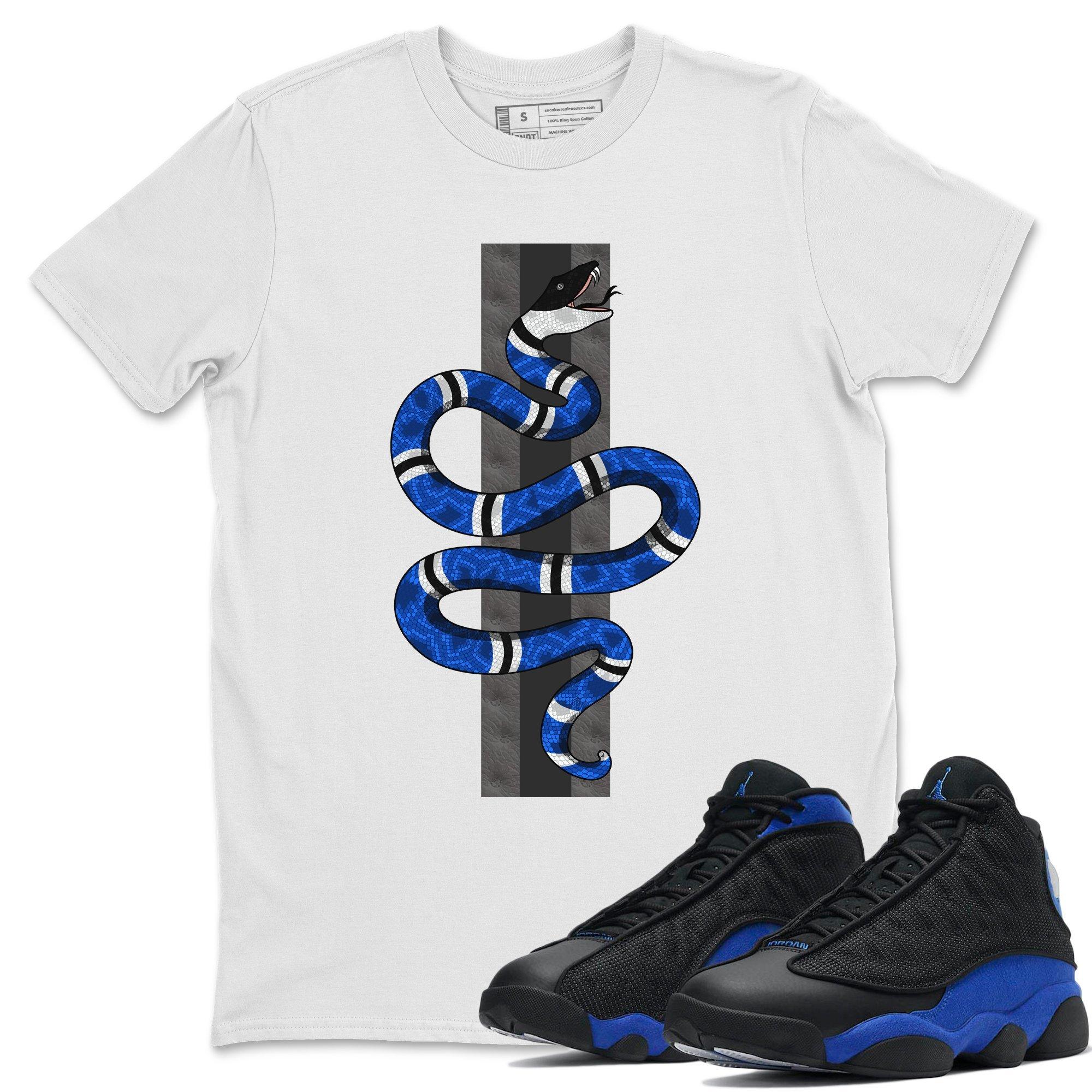 Jordan 13 Hyper Royal Shirt To Match Jordans Snake Sneaker Tees Jordan 13 Hyper Royal Drip Gear Zone Sneaker Matching Clothing Unisex Shirts