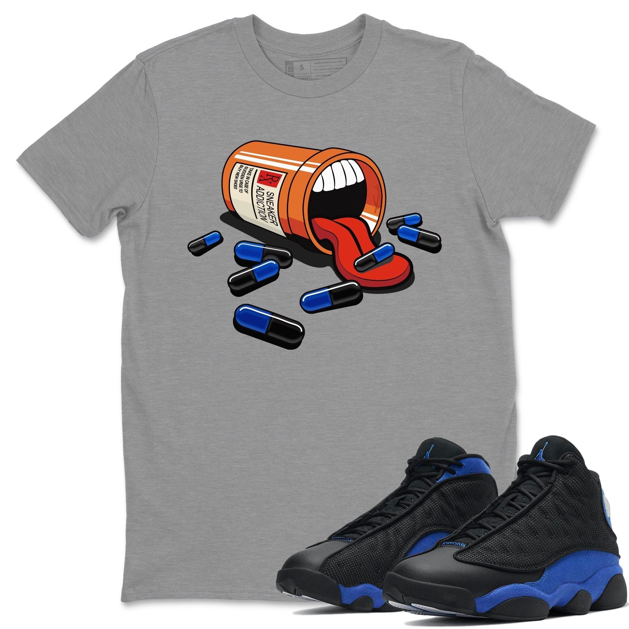 Jordan 13 Hyper Royal Shirt To Match Jordans Sneaker Addiction Sneaker Tees Jordan 13 Hyper Royal Drip Gear Zone Sneaker Matching Clothing Unisex Shirts