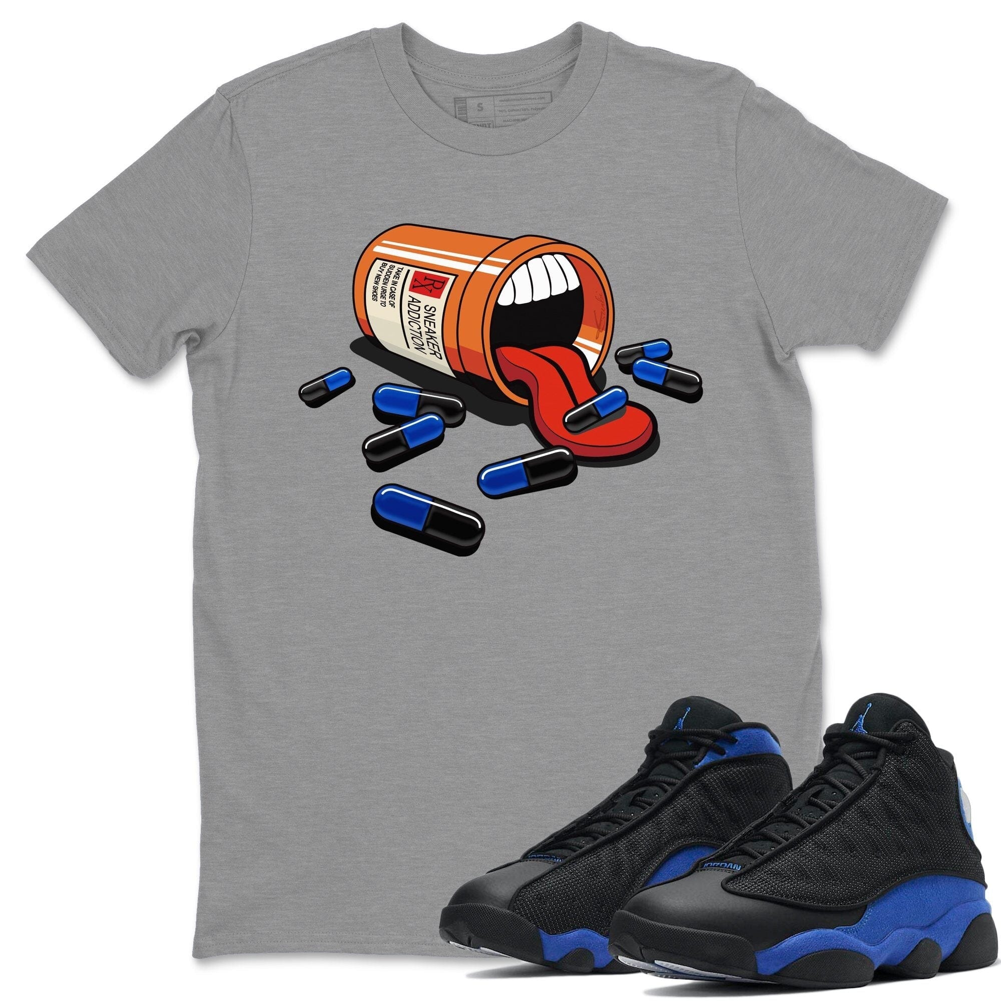 Jordan 13 Hyper Royal Shirt To Match Jordans Sneaker Addiction Sneaker Tees Jordan 13 Hyper Royal Drip Gear Zone Sneaker Matching Clothing Unisex Shirts