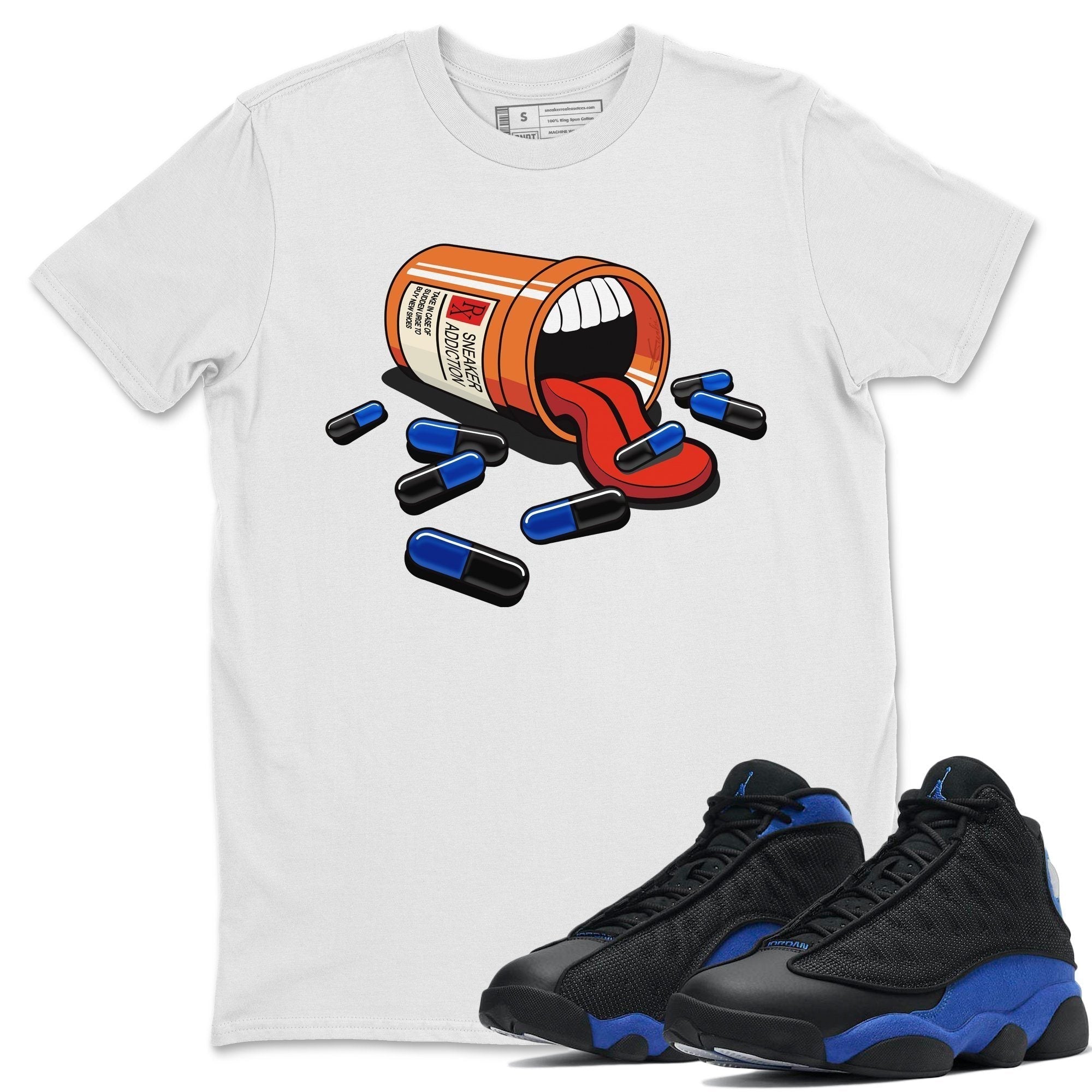 Jordan 13 Hyper Royal Shirt To Match Jordans Sneaker Addiction Sneaker Tees Jordan 13 Hyper Royal Drip Gear Zone Sneaker Matching Clothing Unisex Shirts