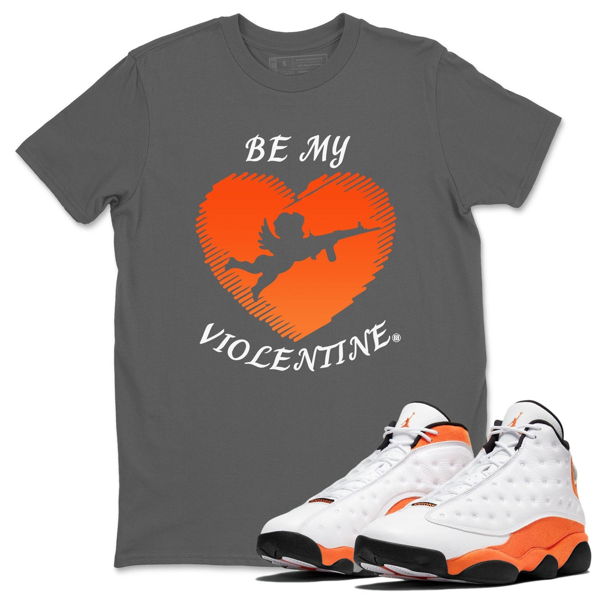 Jordan 13 Starfish Shirt To Match Jordans Be My Violentine Sneaker Tees Jordan 13 Starfish Drip Gear Zone Sneaker Matching Clothing Unisex Shirts