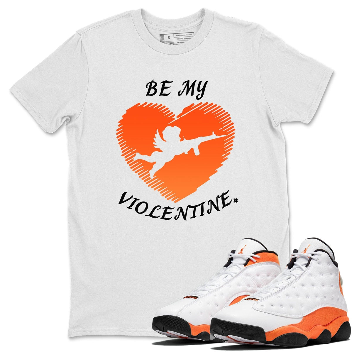 Jordan 13 Starfish Shirt To Match Jordans Be My Violentine Sneaker Tees Jordan 13 Starfish Drip Gear Zone Sneaker Matching Clothing Unisex Shirts