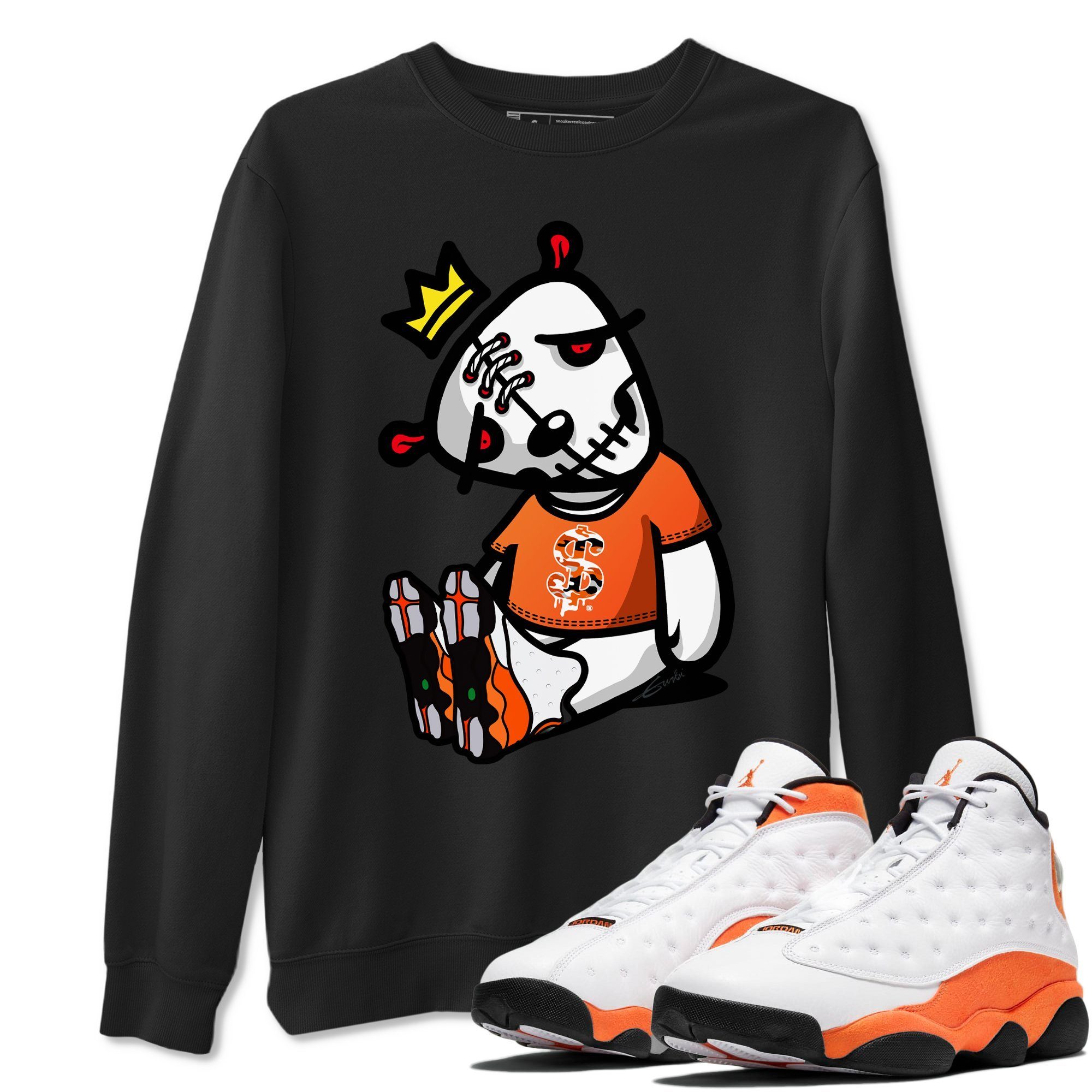 Jordan 13 Starfish Shirt To Match Jordans Dead Dolls Sneaker Tees Jordan 13 Starfish Drip Gear Zone Sneaker Matching Clothing Unisex Shirts