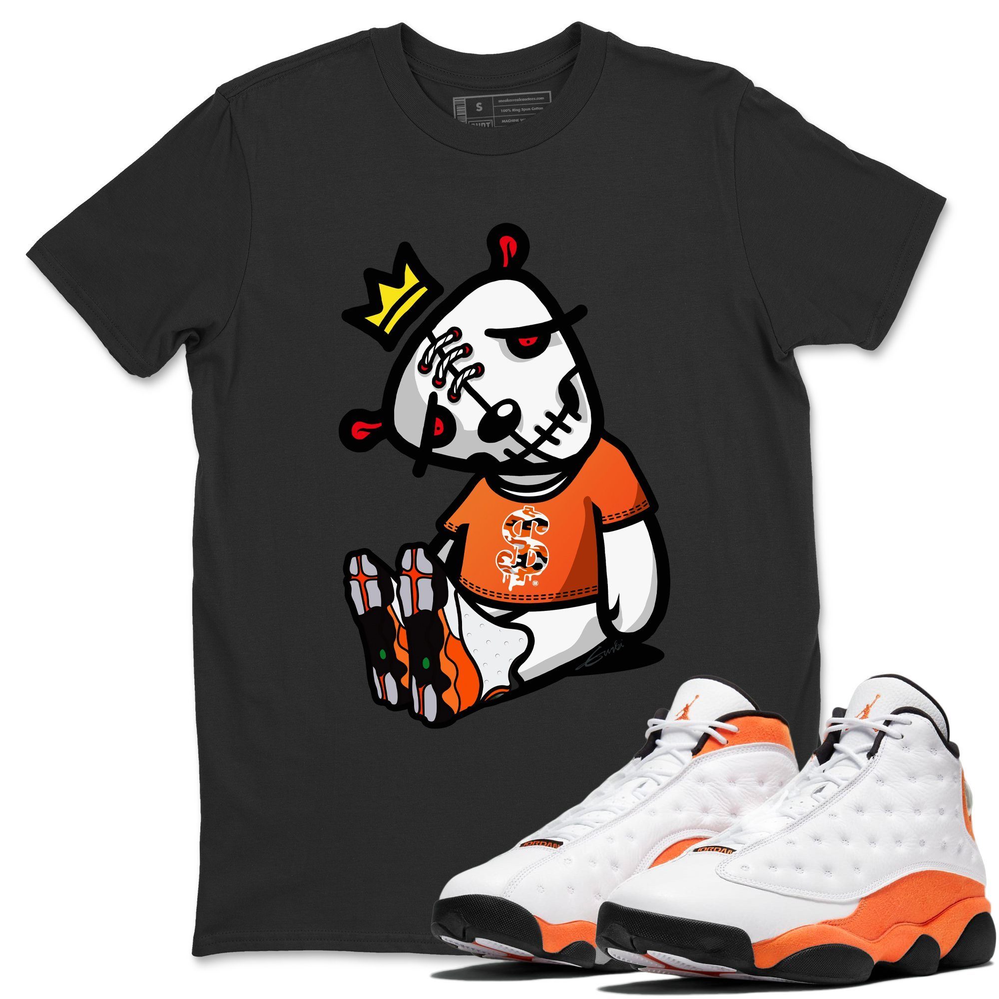 Jordan 13 Starfish Shirt To Match Jordans Dead Dolls Sneaker Tees Jordan 13 Starfish Drip Gear Zone Sneaker Matching Clothing Unisex Shirts