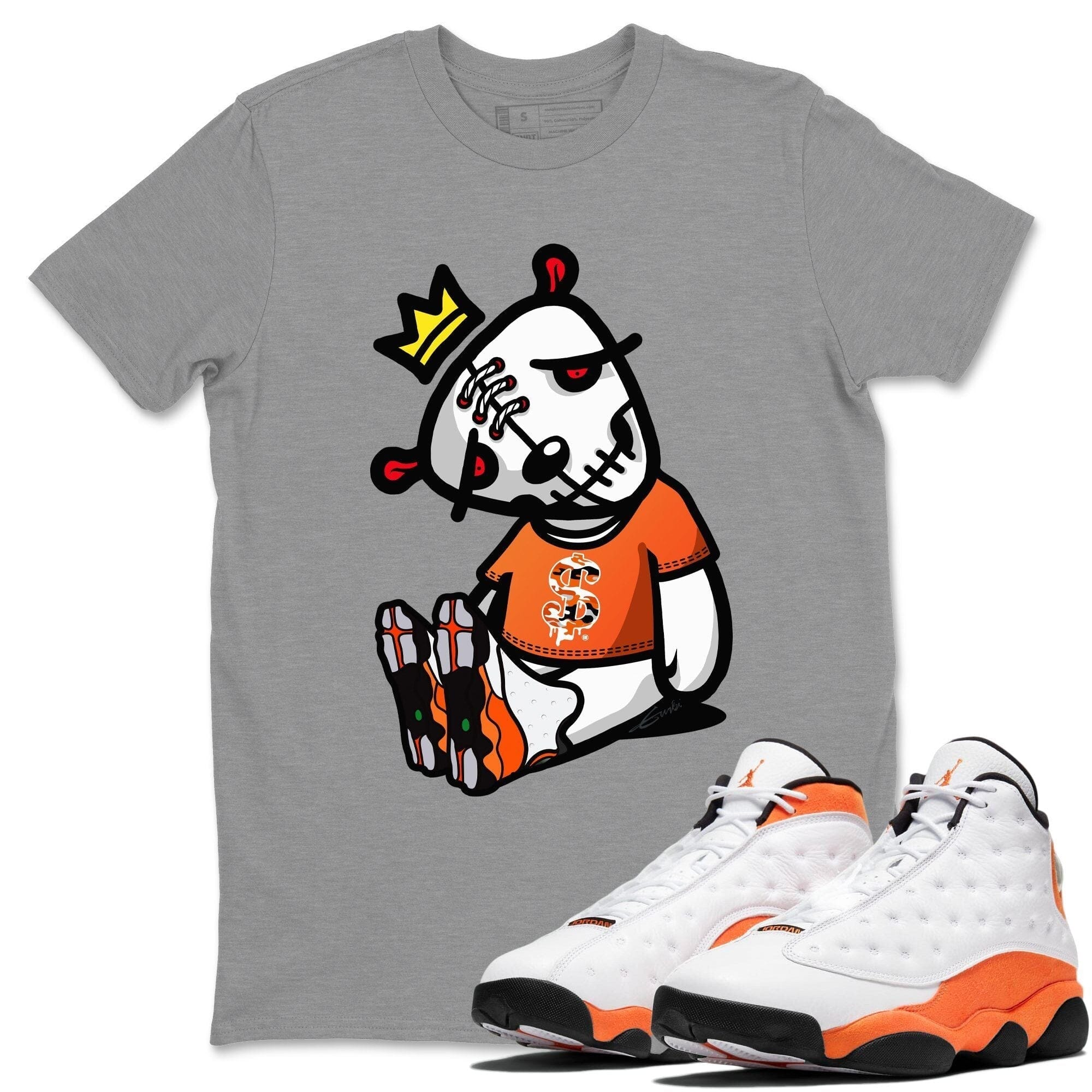 Jordan 13 Starfish Shirt To Match Jordans Dead Dolls Sneaker Tees Jordan 13 Starfish Drip Gear Zone Sneaker Matching Clothing Unisex Shirts