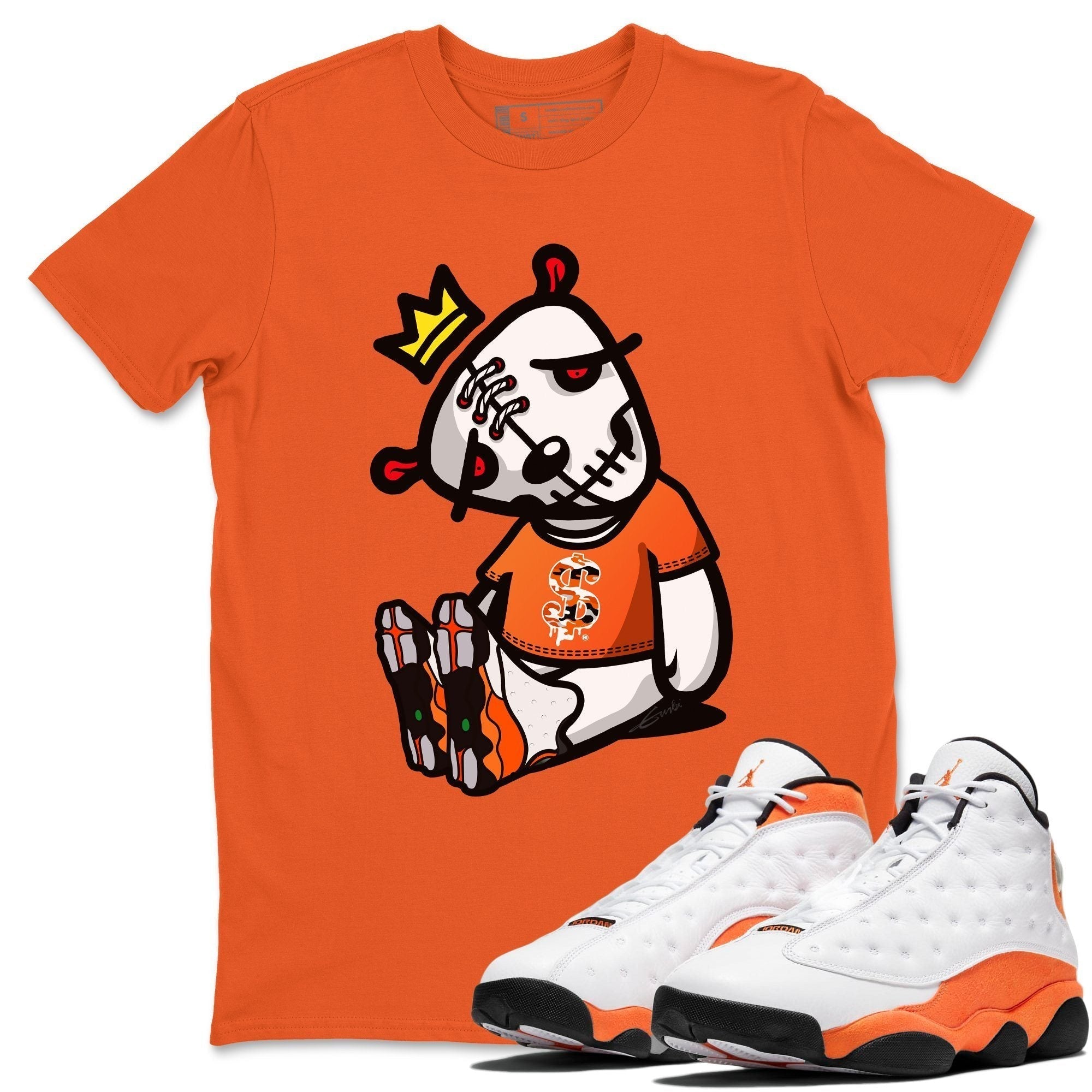 Jordan 13 Starfish Shirt To Match Jordans Dead Dolls Sneaker Tees Jordan 13 Starfish Drip Gear Zone Sneaker Matching Clothing Unisex Shirts