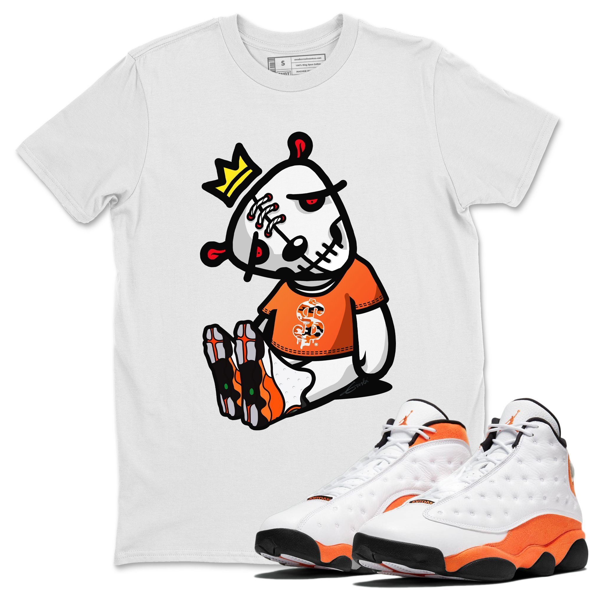 Jordan 13 Starfish Shirt To Match Jordans Dead Dolls Sneaker Tees Jordan 13 Starfish Drip Gear Zone Sneaker Matching Clothing Unisex Shirts