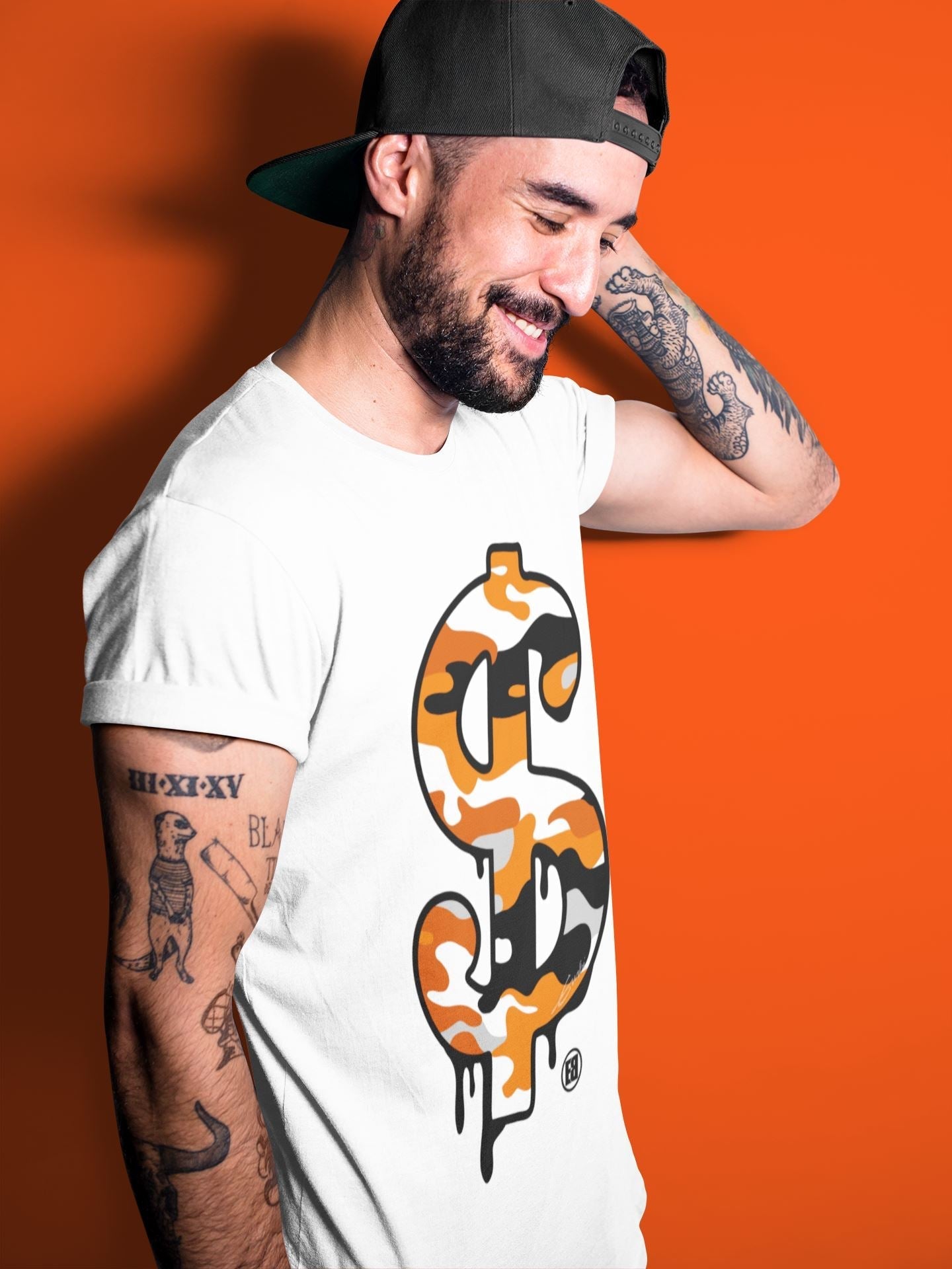 Jordan 13 Starfish Shirt To Match Jordans Dollar Camo Sneaker Tees Jordan 13 Starfish Drip Gear Zone Sneaker Matching Clothing Unisex Shirts