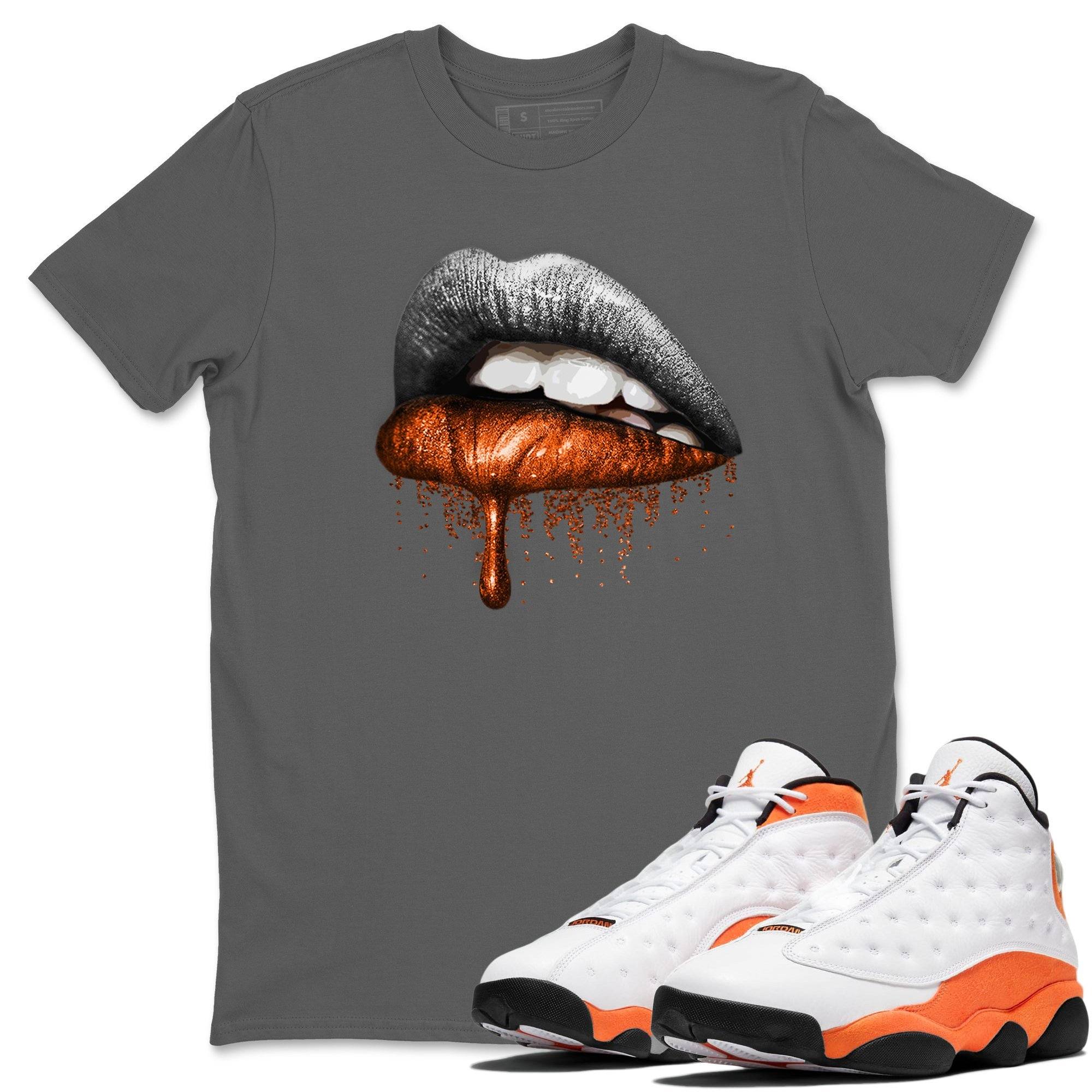 Jordan 13 Starfish Shirt To Match Jordans Dripping Lips Sneaker Tees Jordan 13 Starfish Drip Gear Zone Sneaker Matching Clothing Unisex Shirts