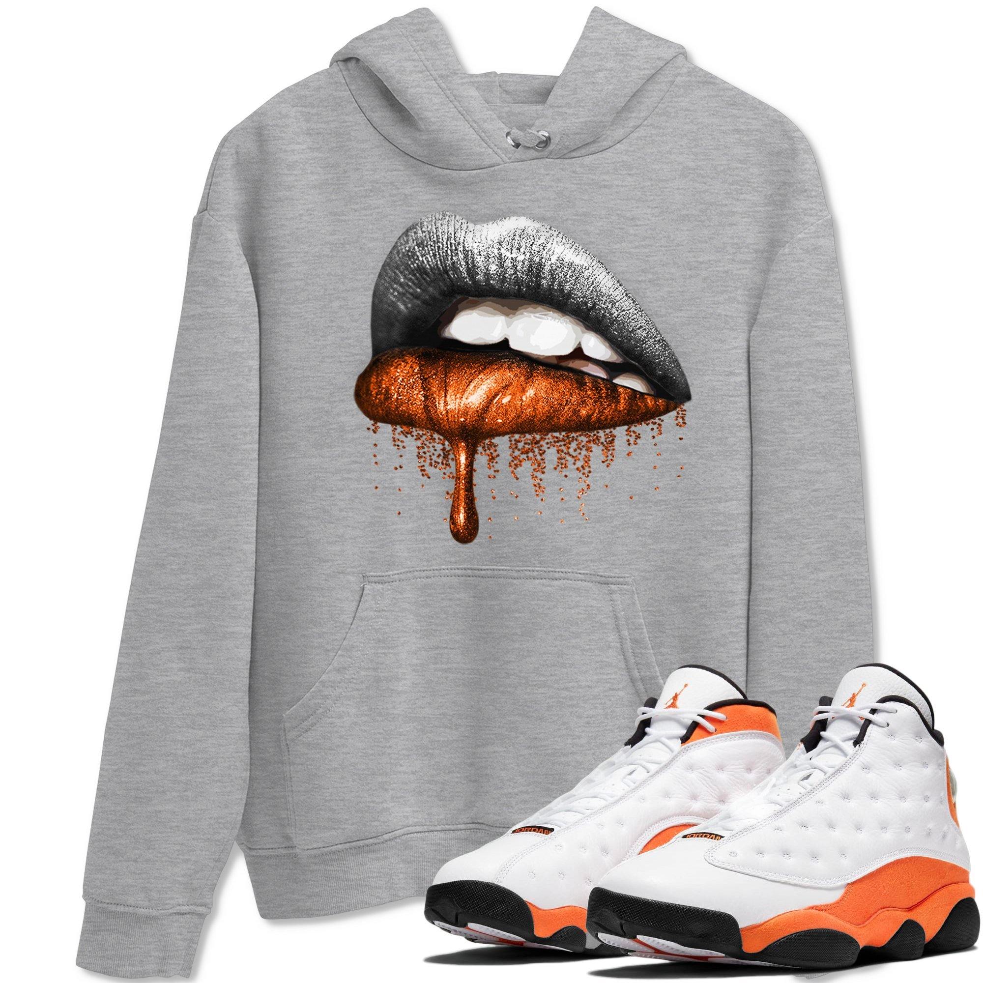Jordan 13 Starfish Shirt To Match Jordans Dripping Lips Sneaker Tees Jordan 13 Starfish Drip Gear Zone Sneaker Matching Clothing Unisex Shirts