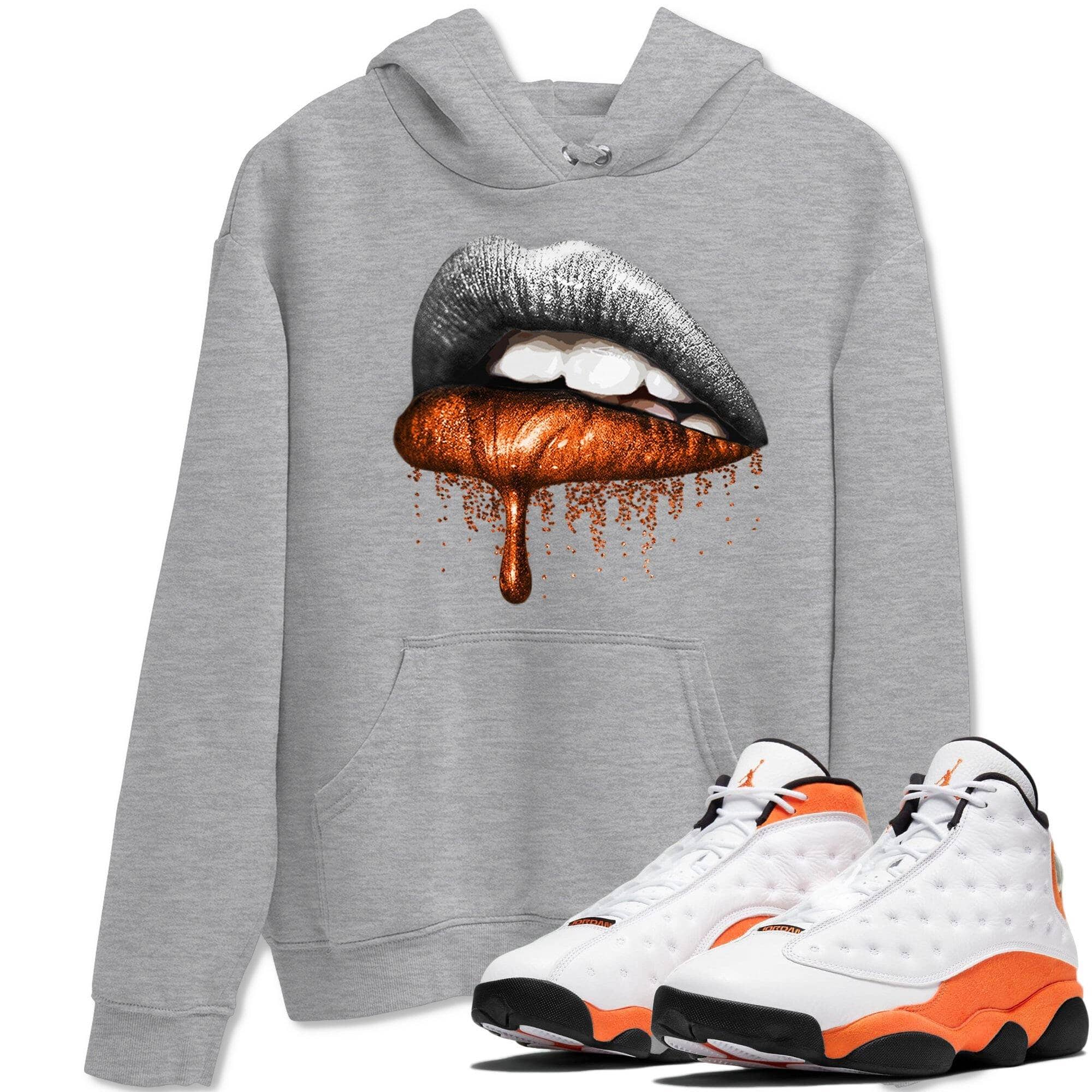 Jordan 13 Starfish Shirt To Match Jordans Dripping Lips Sneaker Tees Jordan 13 Starfish Drip Gear Zone Sneaker Matching Clothing Unisex Shirts
