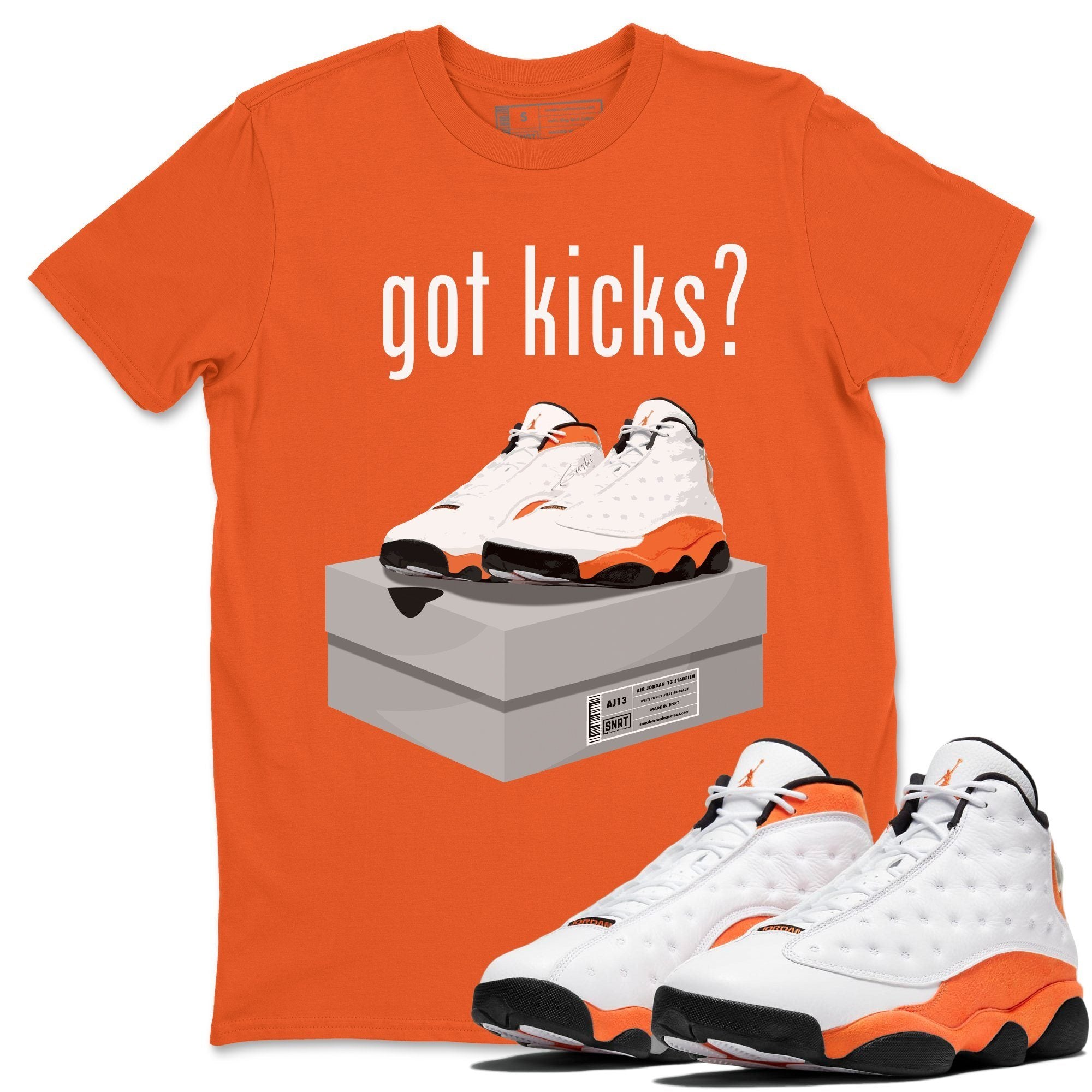 Jordan 13 Starfish Shirt To Match Jordans Got Kicks Sneaker Tees Jordan 13 Starfish Drip Gear Zone Sneaker Matching Clothing Unisex Shirts