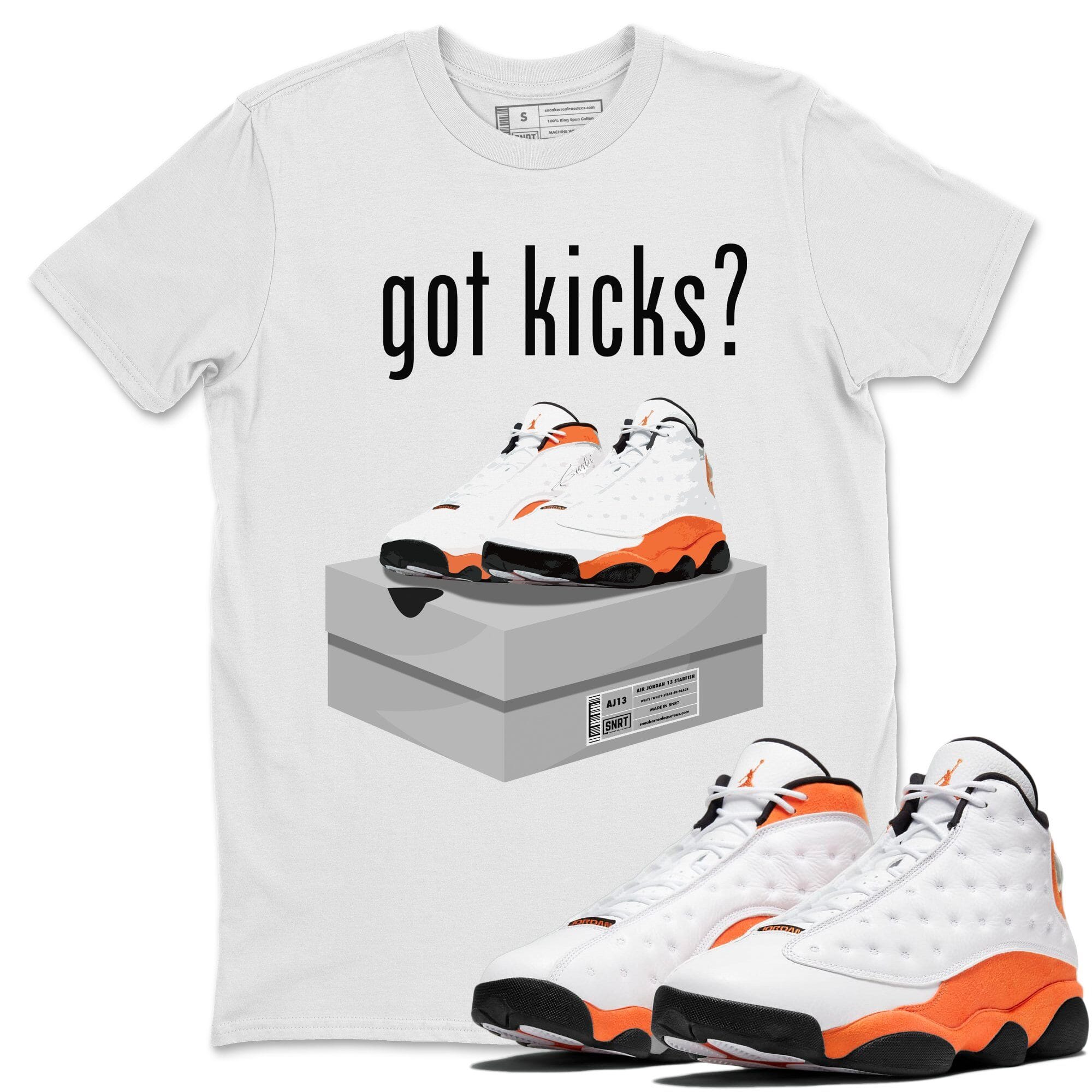 Jordan 13 Starfish Shirt To Match Jordans Got Kicks Sneaker Tees Jordan 13 Starfish Drip Gear Zone Sneaker Matching Clothing Unisex Shirts