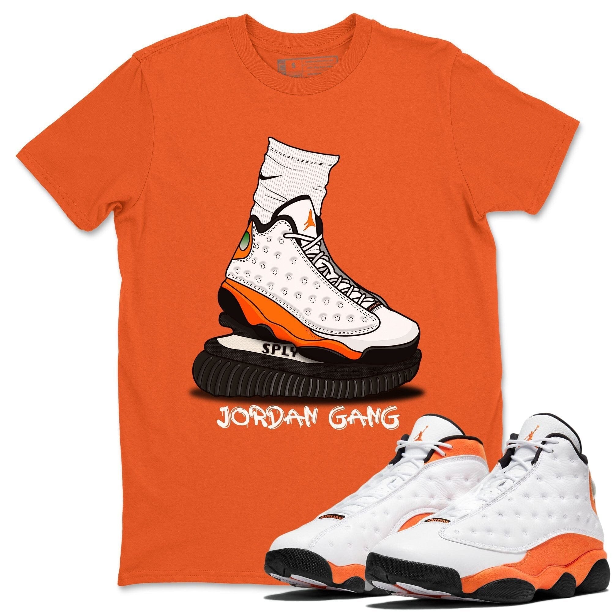 Jordan 13 Starfish Shirt To Match Jordans Jordan Gang Sneaker Tees Jordan 13 Starfish Drip Gear Zone Sneaker Matching Clothing Unisex Shirts