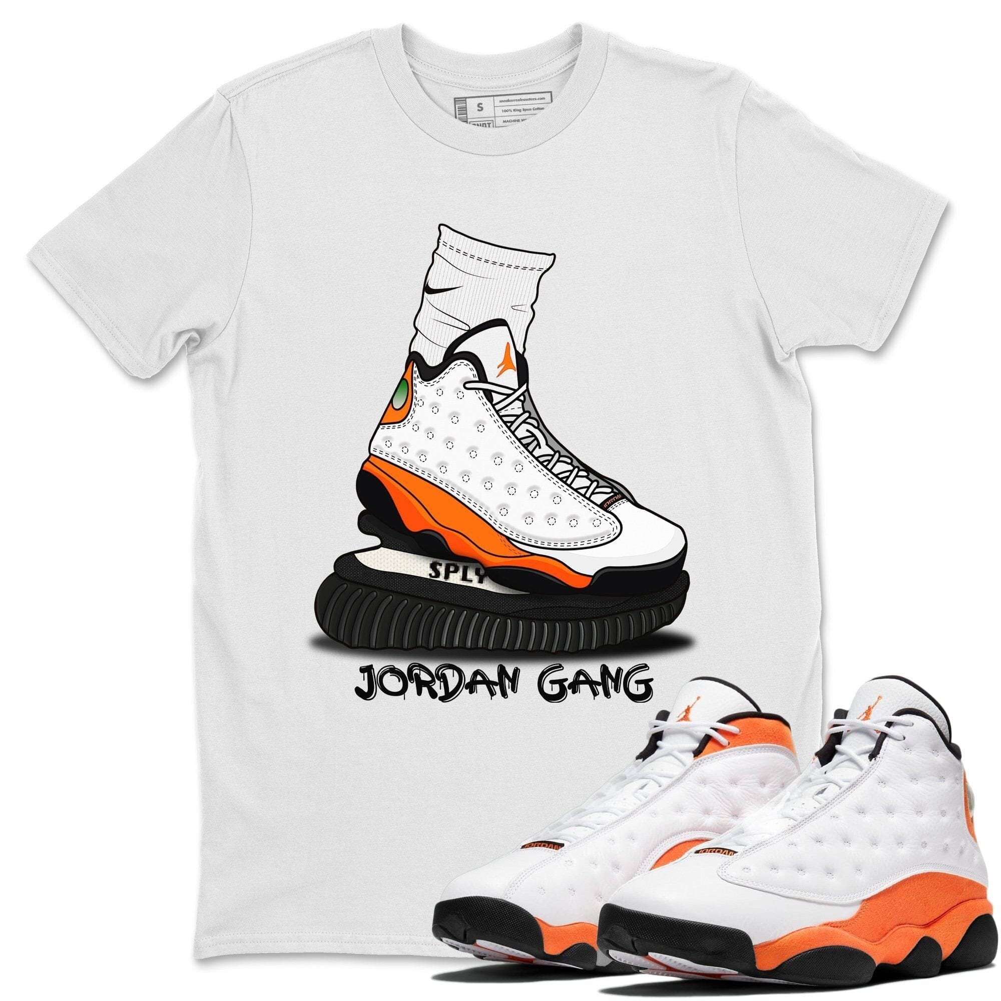 Jordan 13 Starfish Shirt To Match Jordans Jordan Gang Sneaker Tees Jordan 13 Starfish Drip Gear Zone Sneaker Matching Clothing Unisex Shirts