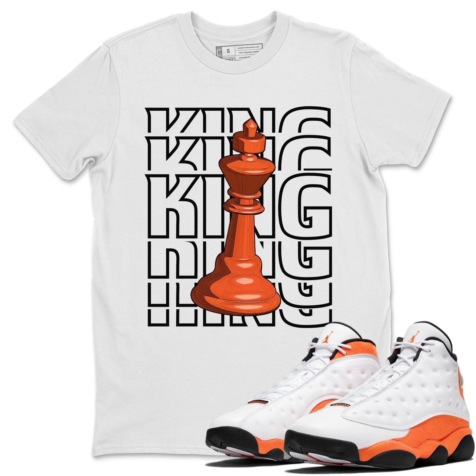 Jordan 13 Starfish Shirt To Match Jordans King Sneaker Tees Jordan 13 Starfish Drip Gear Zone Sneaker Matching Clothing Unisex Shirts