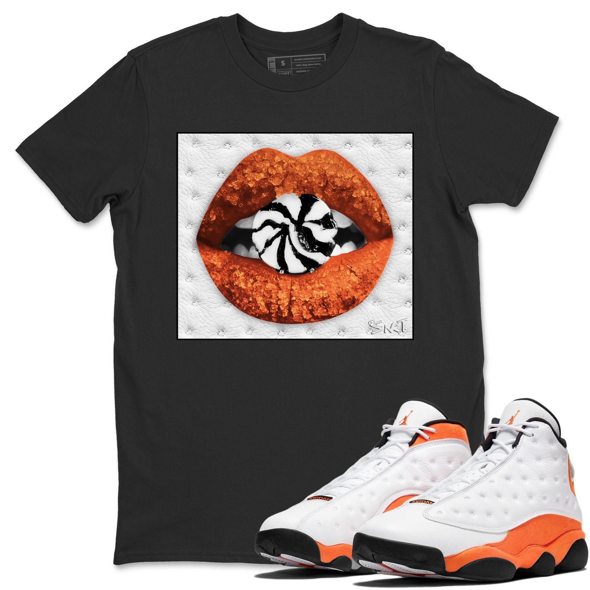 Jordan 13 Starfish Shirt To Match Jordans Lips Candy Sneaker Tees Jordan 13 Starfish Drip Gear Zone Sneaker Matching Clothing Unisex Shirts