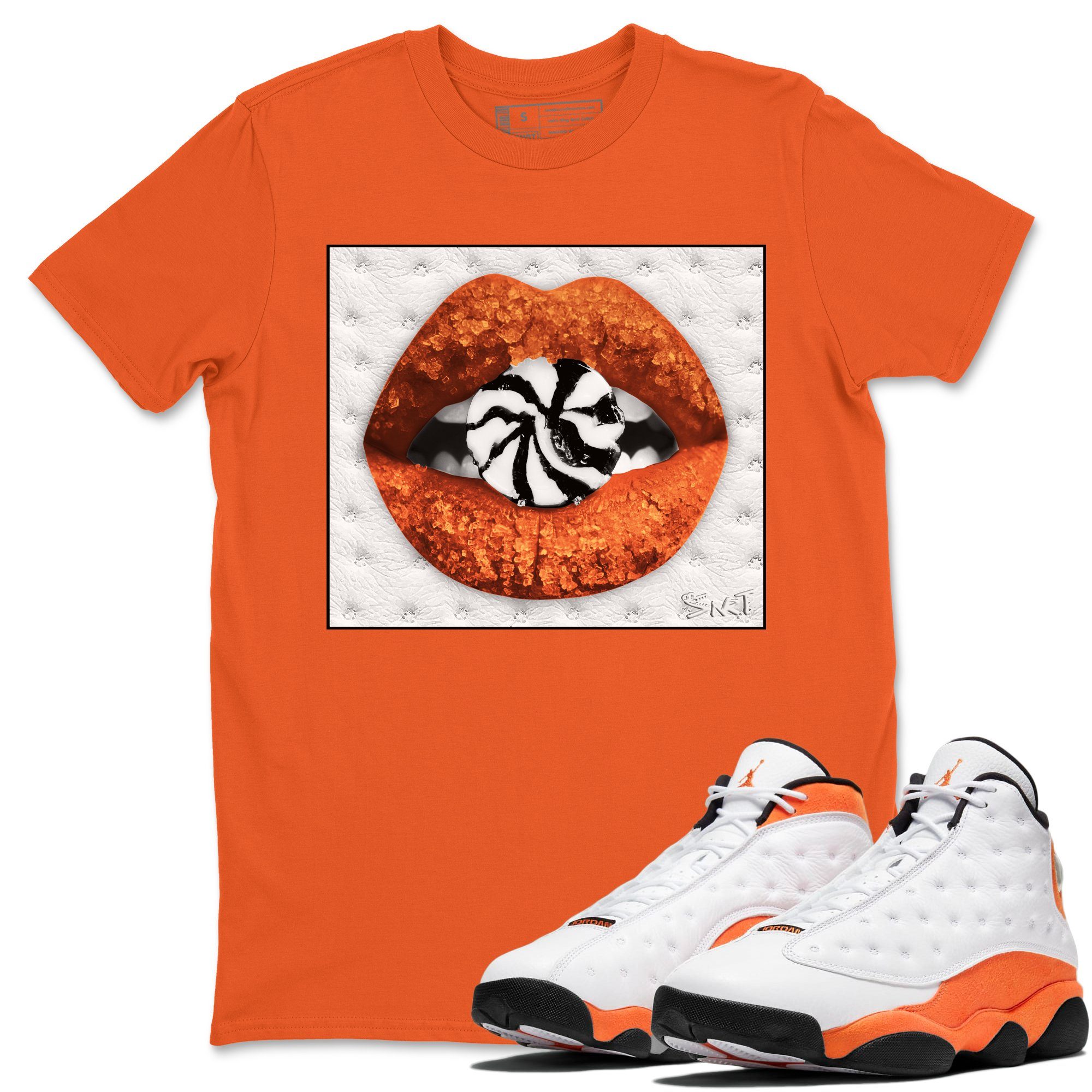 Jordan 13 Starfish Shirt To Match Jordans Lips Candy Sneaker Tees Jordan 13 Starfish Drip Gear Zone Sneaker Matching Clothing Unisex Shirts