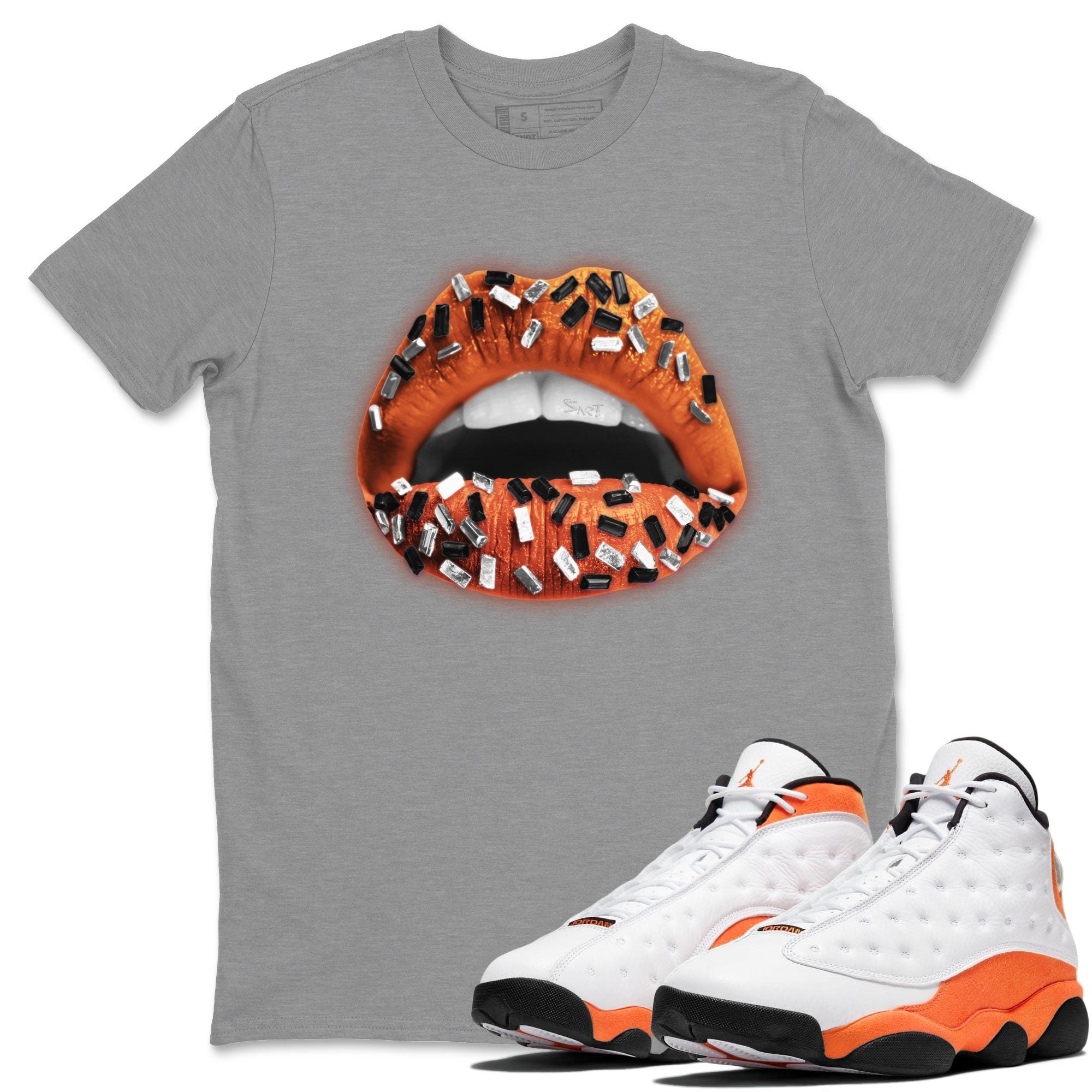 Jordan 13 Starfish Shirt To Match Jordans Lips Jewel Sneaker Tees Jordan 13 Starfish Drip Gear Zone Sneaker Matching Clothing Unisex Shirts