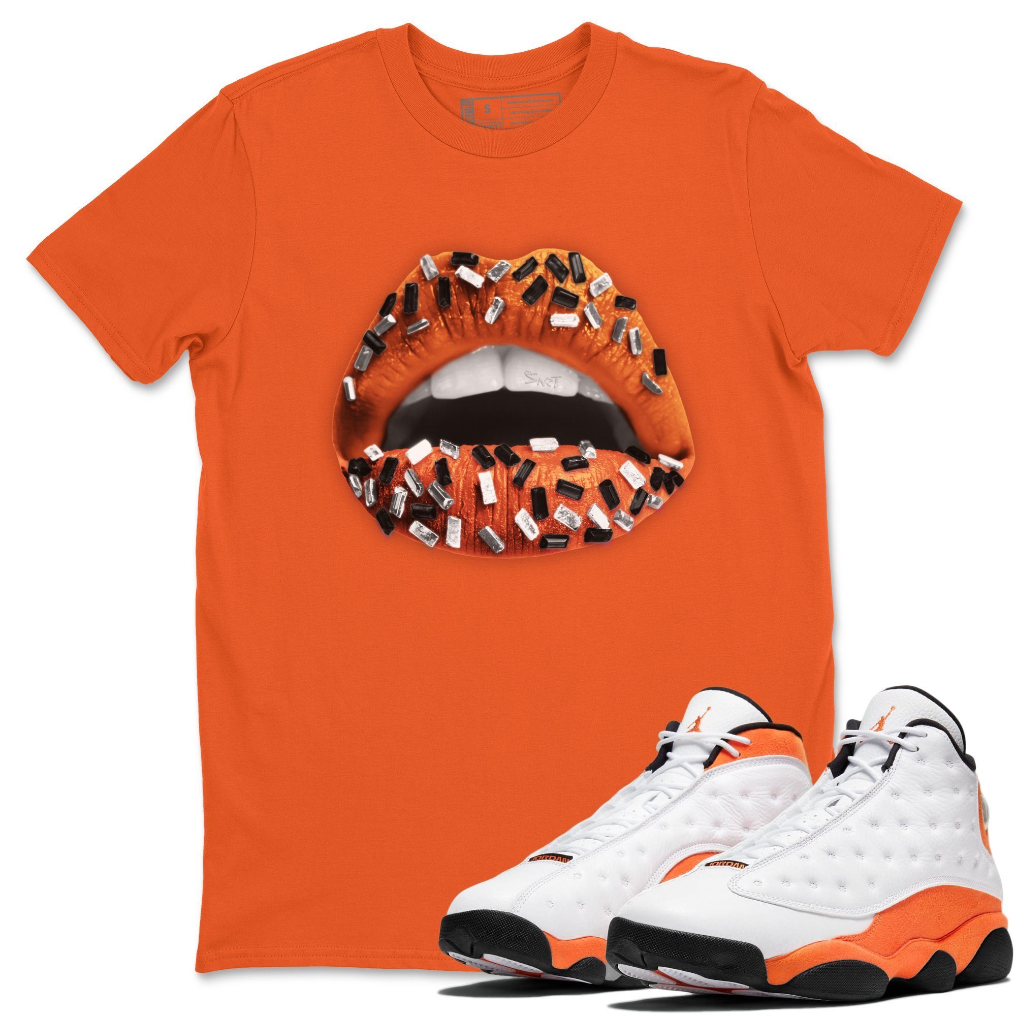 Jordan 13 Starfish Shirt To Match Jordans Lips Jewel Sneaker Tees Jordan 13 Starfish Drip Gear Zone Sneaker Matching Clothing Unisex Shirts
