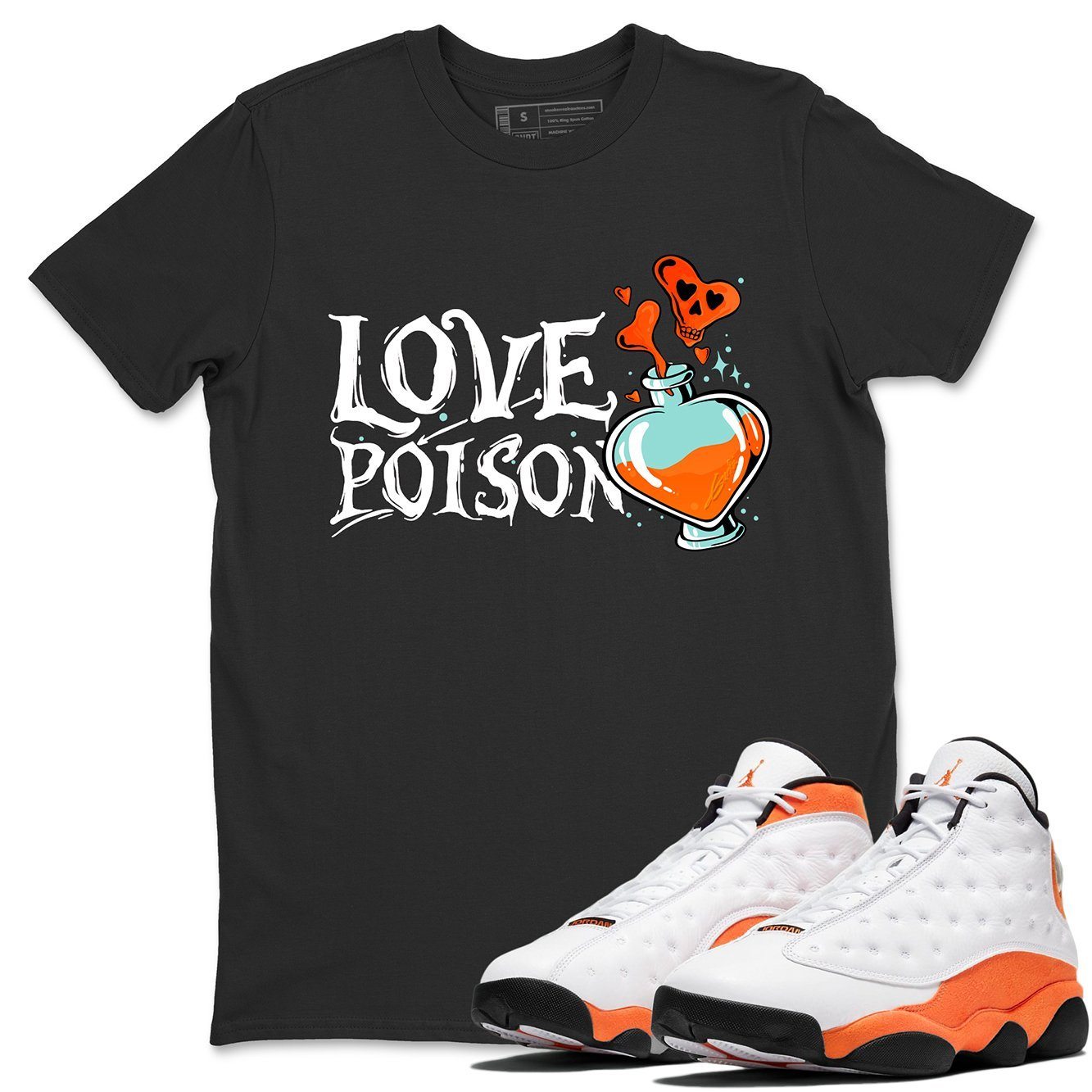 Jordan 13 Starfish Shirt To Match Jordans Love Poison Sneaker Tees Jordan 13 Starfish Drip Gear Zone Sneaker Matching Clothing Unisex Shirts
