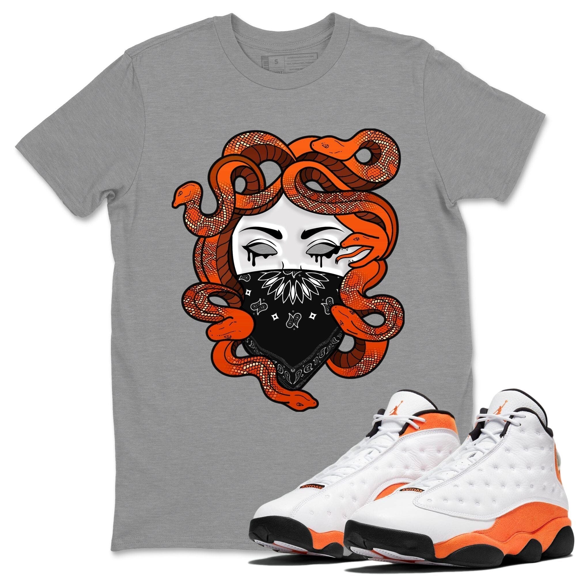 Jordan 13 Starfish Shirt To Match Jordans Medusa Sneaker Tees Jordan 13 Starfish Drip Gear Zone Sneaker Matching Clothing Unisex Shirts