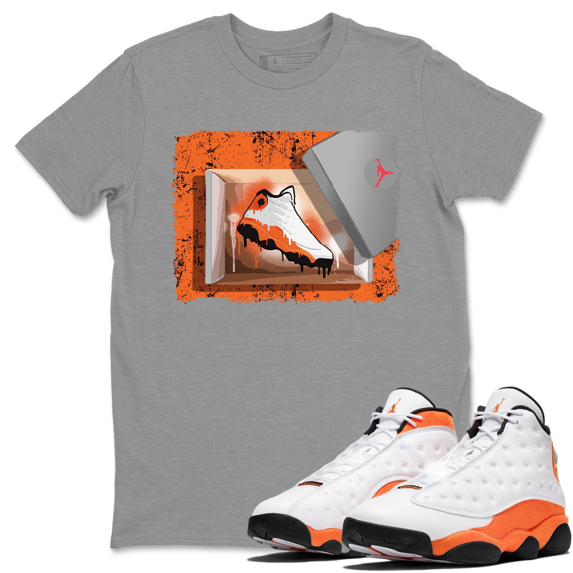 Jordan 13 Starfish Shirt To Match Jordans New Kicks Sneaker Tees Jordan 13 Starfish Drip Gear Zone Sneaker Matching Clothing Unisex Shirts