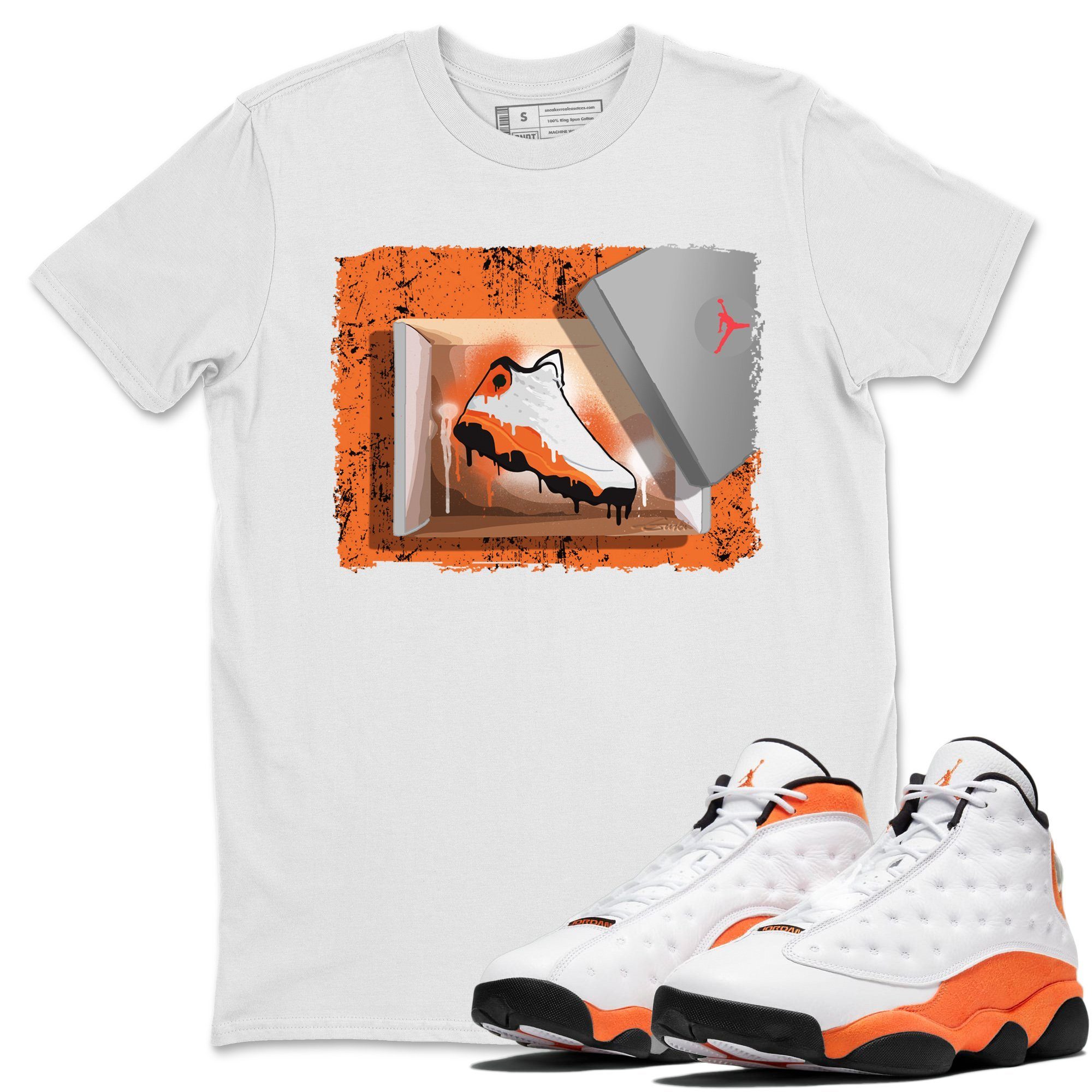 Jordan 13 Starfish Shirt To Match Jordans New Kicks Sneaker Tees Jordan 13 Starfish Drip Gear Zone Sneaker Matching Clothing Unisex Shirts