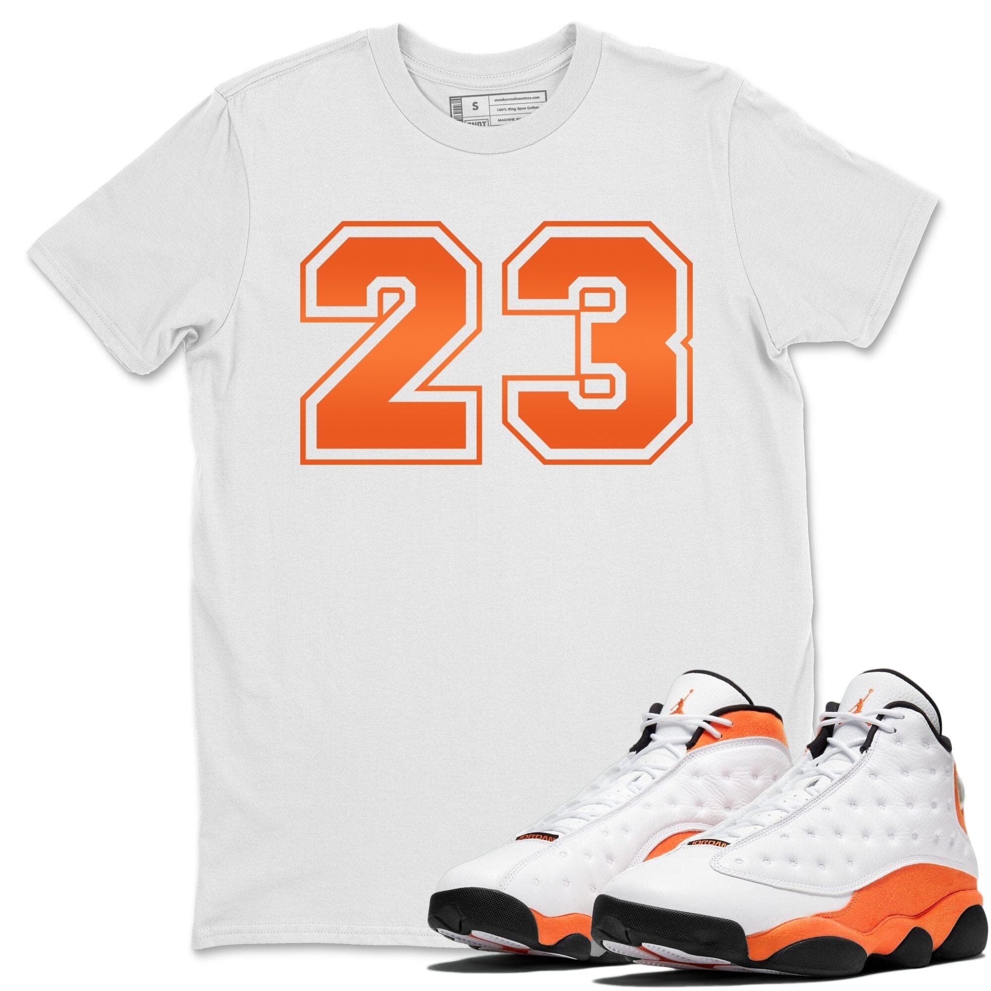 Jordan 13 Starfish Shirt To Match Jordans Number 23 Sneaker Tees Jordan 13 Starfish Drip Gear Zone Sneaker Matching Clothing Unisex Shirts