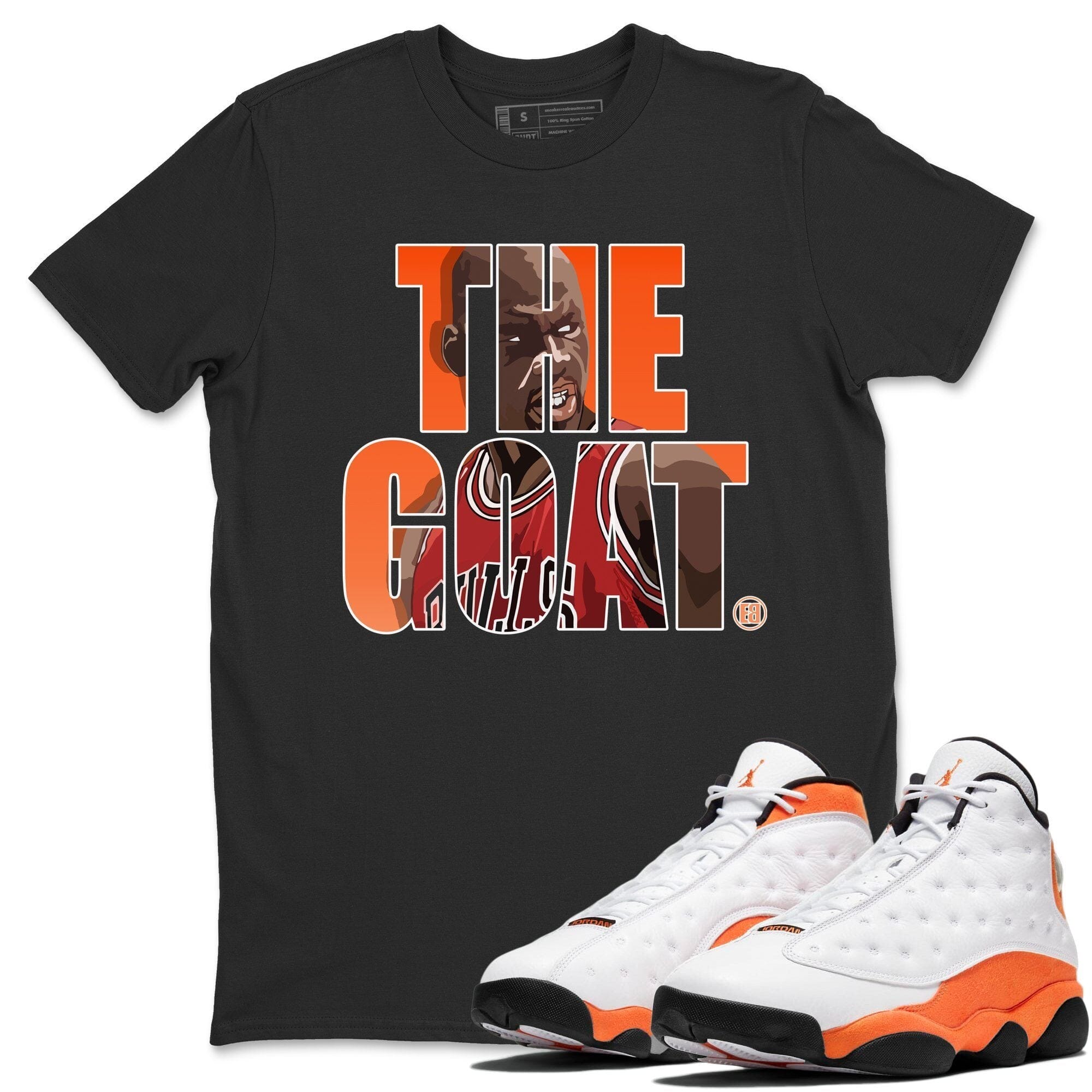 Jordan 13 Starfish Sneaker Tees Drip Gear Zone The Goat Sneaker Tees Jordan 13 Starfish Shirt Unisex Shirts