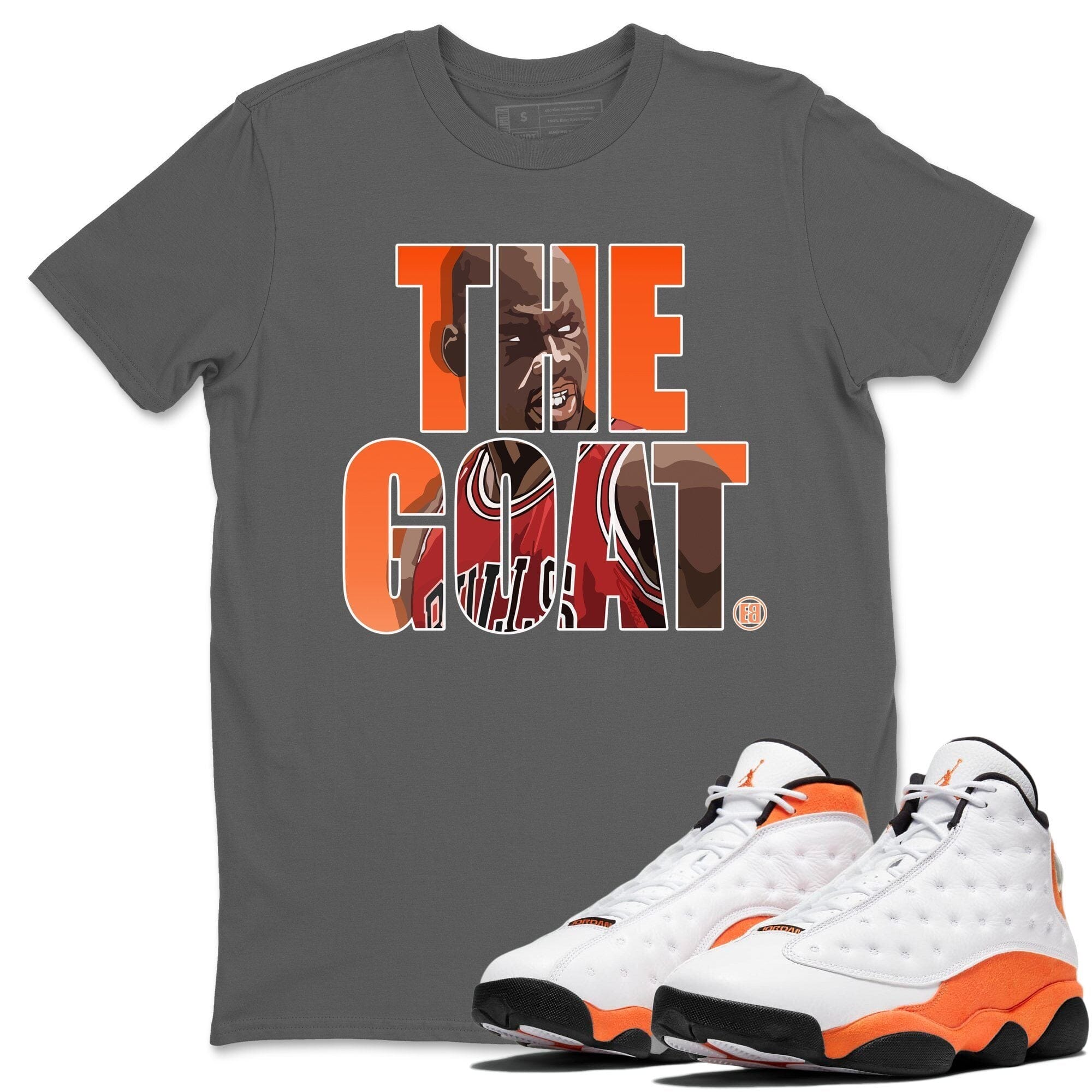 Jordan 13 Starfish Sneaker Tees Drip Gear Zone The Goat Sneaker Tees Jordan 13 Starfish Shirt Unisex Shirts