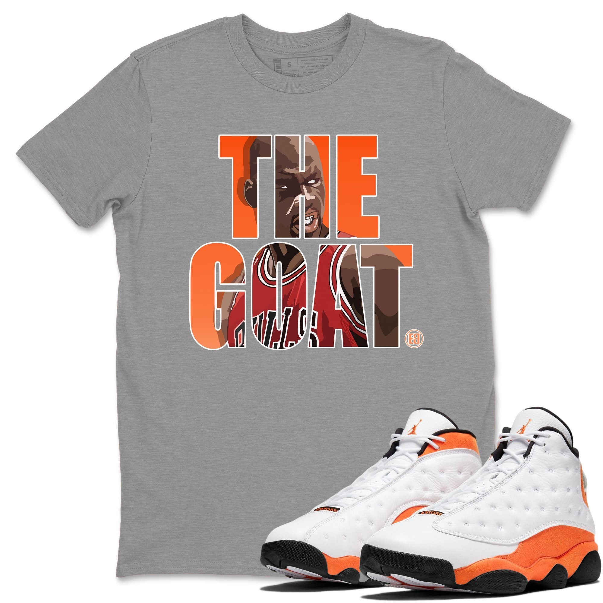 Jordan 13 Starfish Sneaker Tees Drip Gear Zone The Goat Sneaker Tees Jordan 13 Starfish Shirt Unisex Shirts