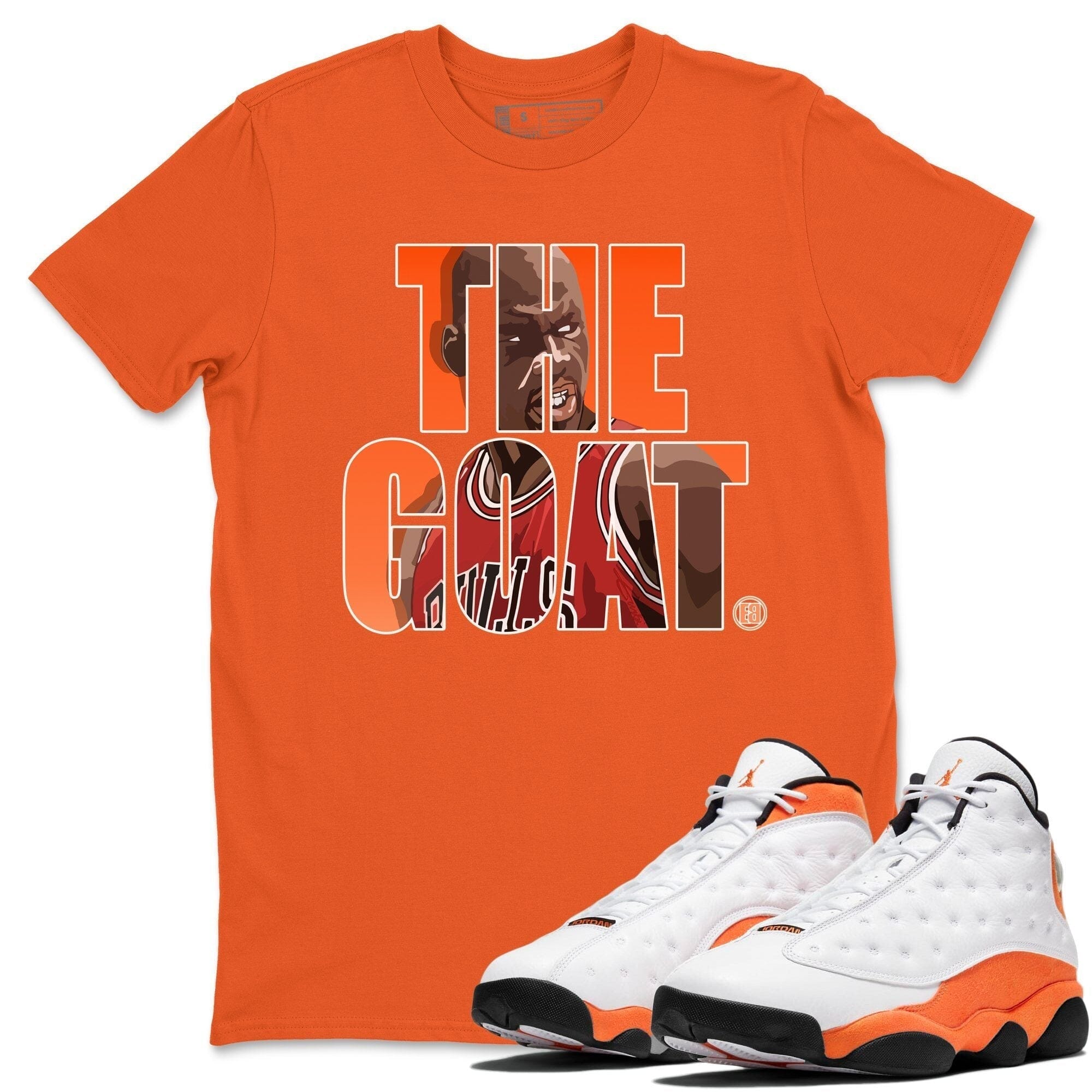Jordan 13 Starfish Sneaker Tees Drip Gear Zone The Goat Sneaker Tees Jordan 13 Starfish Shirt Unisex Shirts
