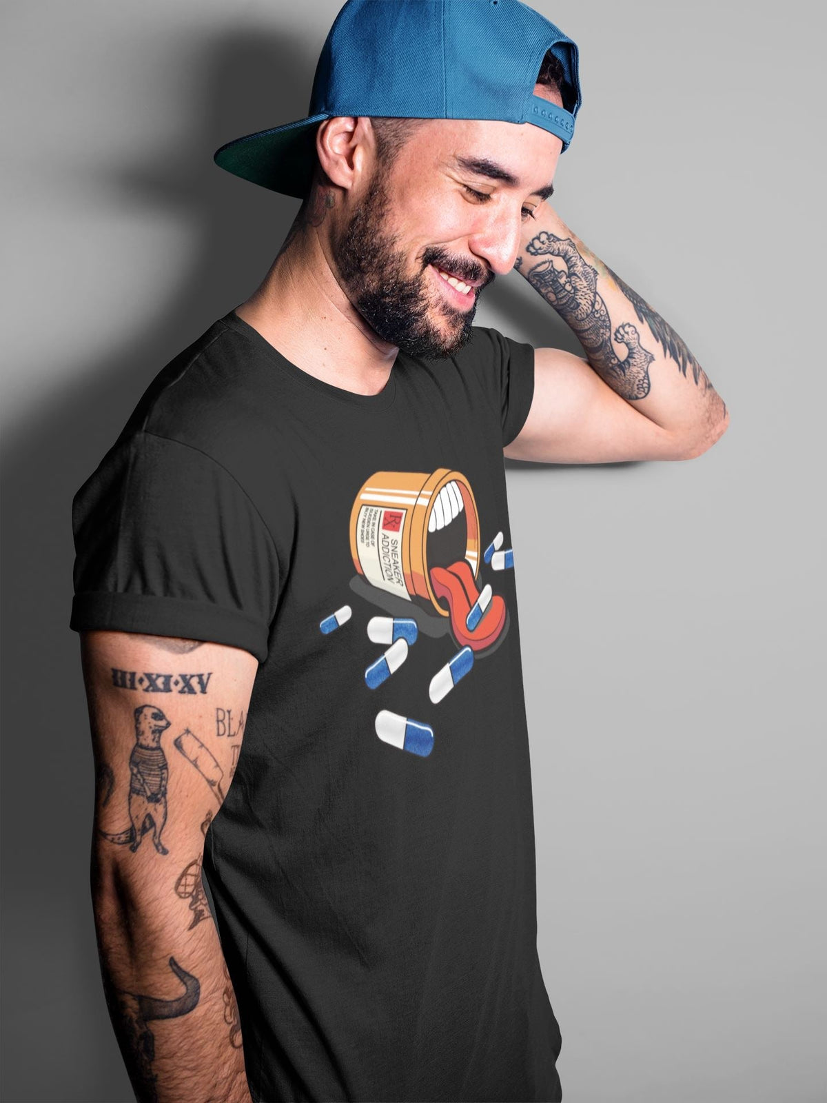 Jordan 14 Hyper Royal Sneaker Matching T-Shirt Sneaker Addiction Sneaker Tees Jordan 14 Hyper Royal Sneaker Release Tees Crew Neck Tees