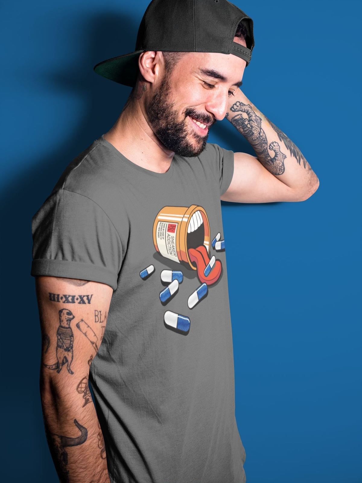 Jordan 14 Hyper Royal Sneaker Matching T-Shirt Sneaker Addiction Sneaker Tees Jordan 14 Hyper Royal Sneaker Release Tees Crew Neck Tees