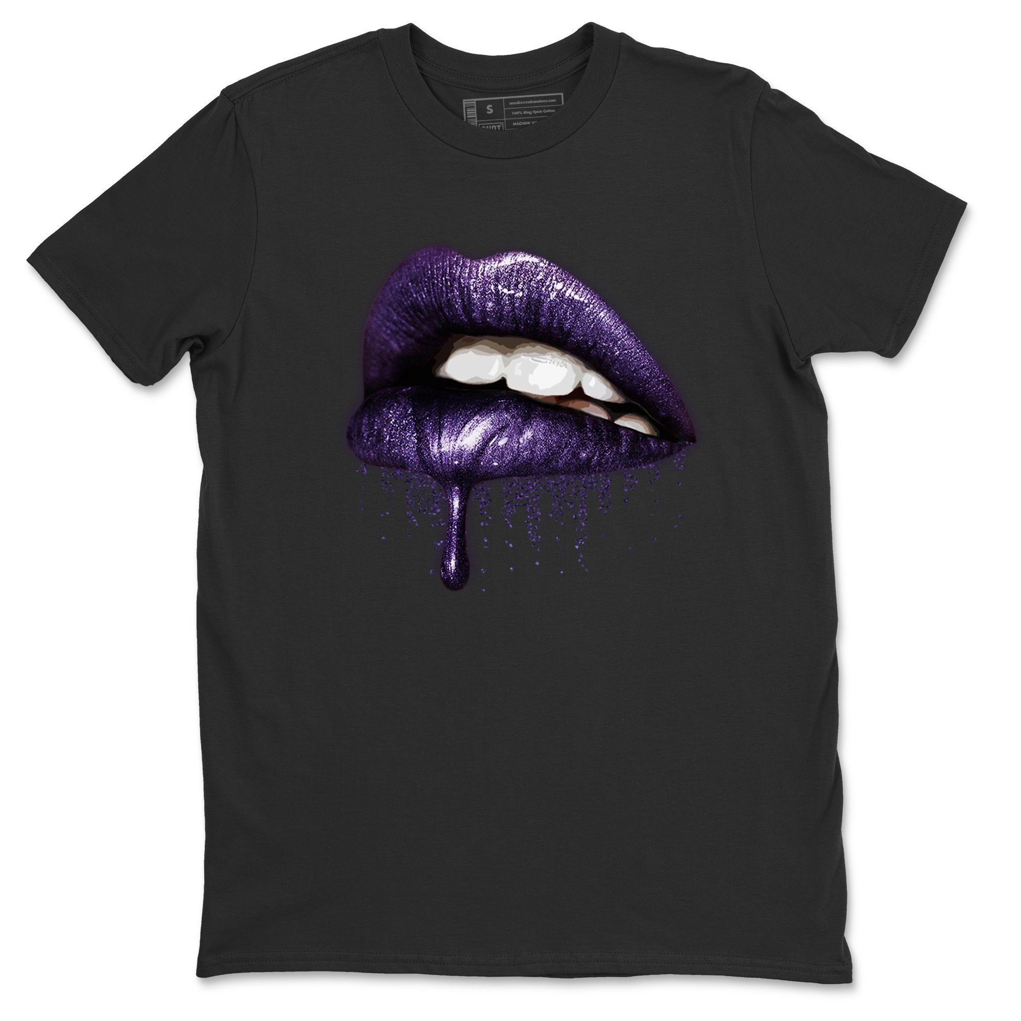 Jordan 3 Court Purple Shirt To Match Jordans Dripping Lips Sneaker Tees Jordan 3 Court Purple Drip Gear Zone Sneaker Matching Clothing Unisex Shirts