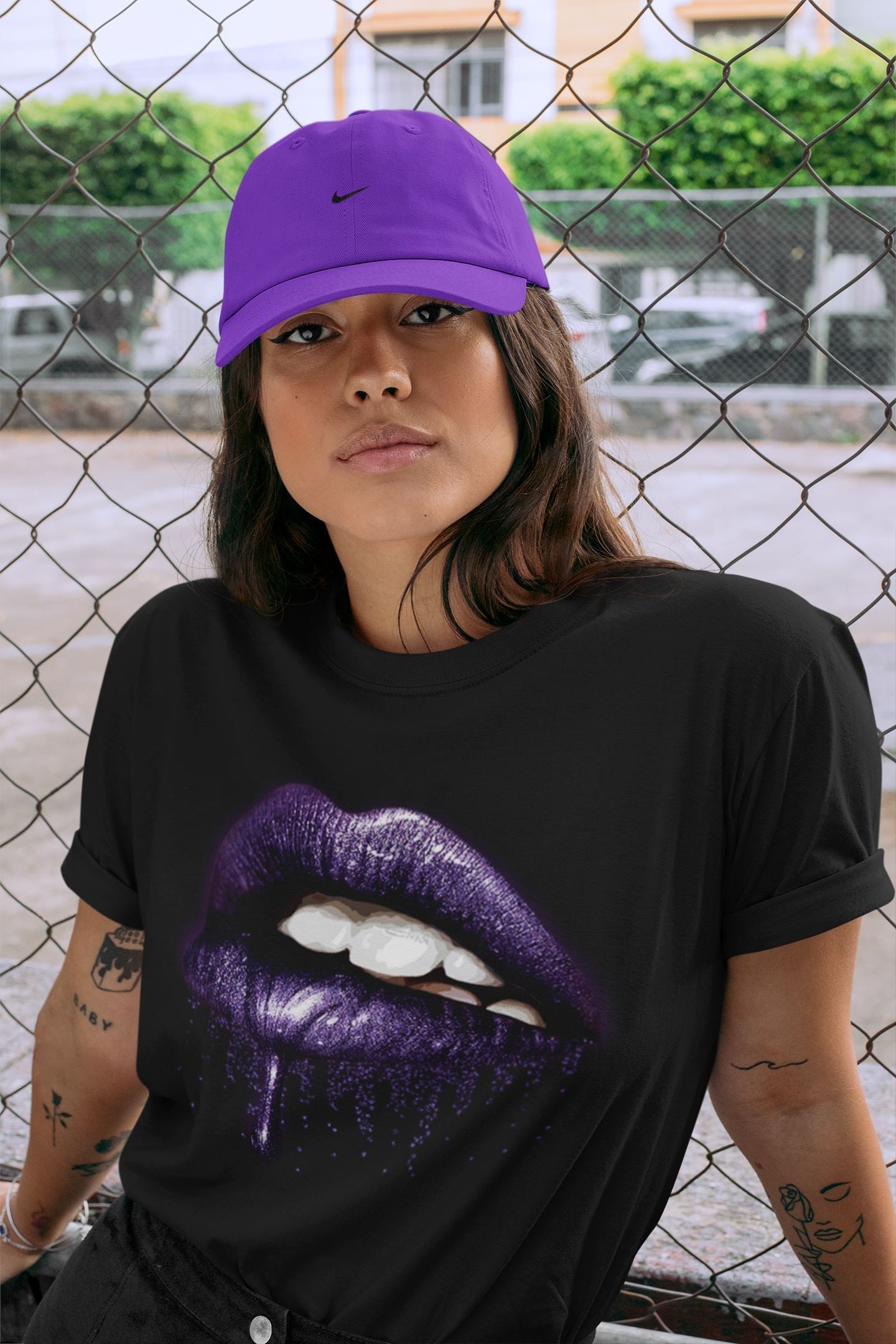 Jordan 3 Court Purple Shirt To Match Jordans Dripping Lips Sneaker Tees Jordan 3 Court Purple Drip Gear Zone Sneaker Matching Clothing Unisex Shirts