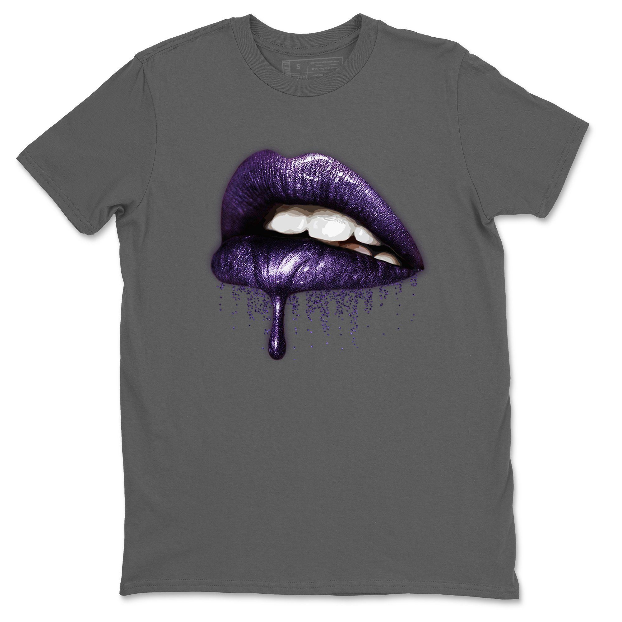 Jordan 3 Court Purple Shirt To Match Jordans Dripping Lips Sneaker Tees Jordan 3 Court Purple Drip Gear Zone Sneaker Matching Clothing Unisex Shirts