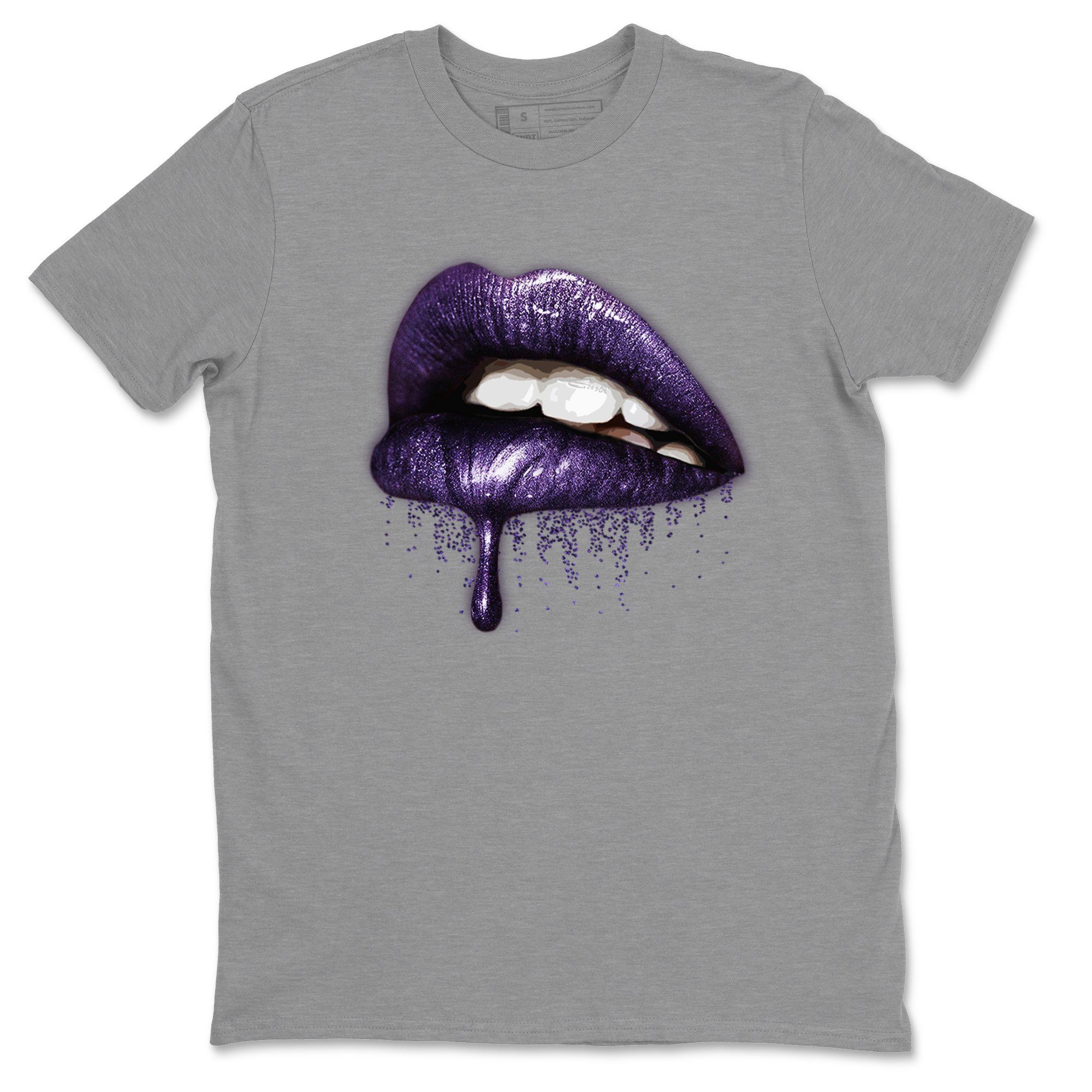 Jordan 3 Court Purple Shirt To Match Jordans Dripping Lips Sneaker Tees Jordan 3 Court Purple Drip Gear Zone Sneaker Matching Clothing Unisex Shirts