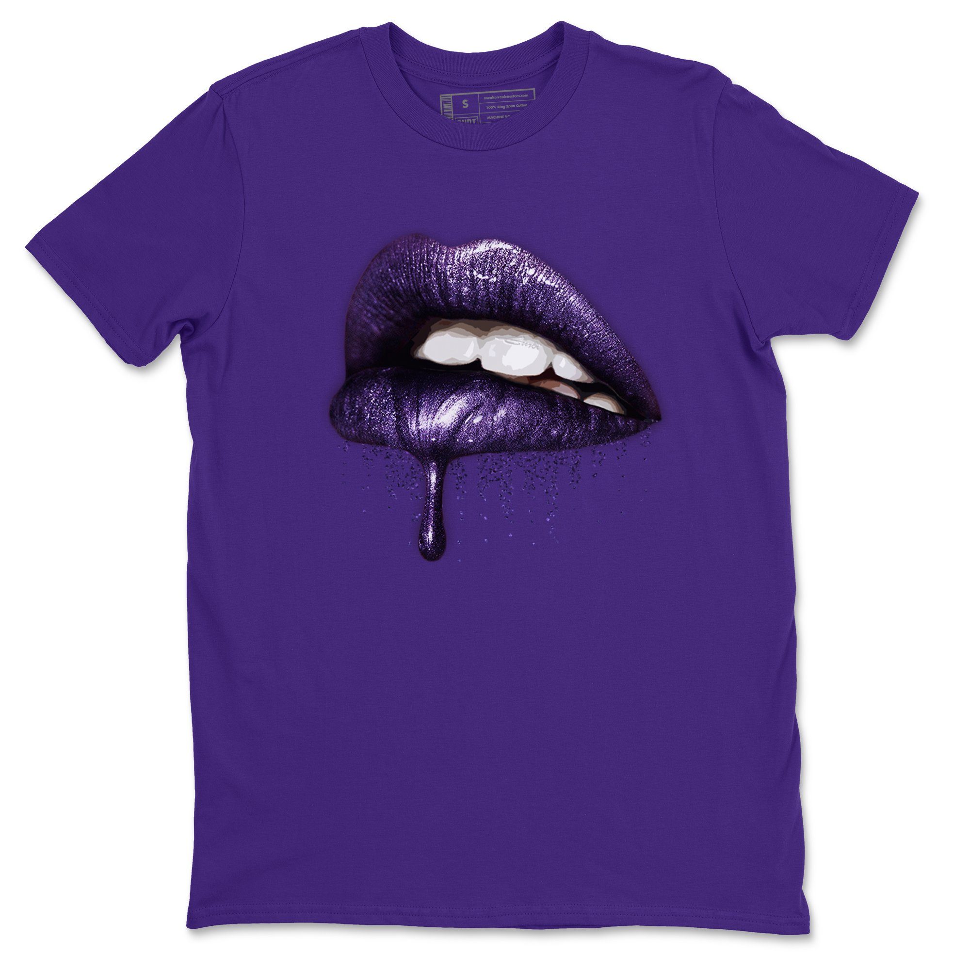 Jordan 3 Court Purple Shirt To Match Jordans Dripping Lips Sneaker Tees Jordan 3 Court Purple Drip Gear Zone Sneaker Matching Clothing Unisex Shirts