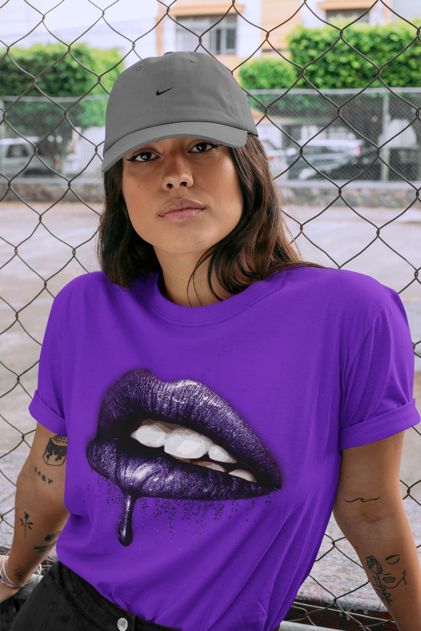 Jordan 3 Court Purple Shirt To Match Jordans Dripping Lips Sneaker Tees Jordan 3 Court Purple Drip Gear Zone Sneaker Matching Clothing Unisex Shirts