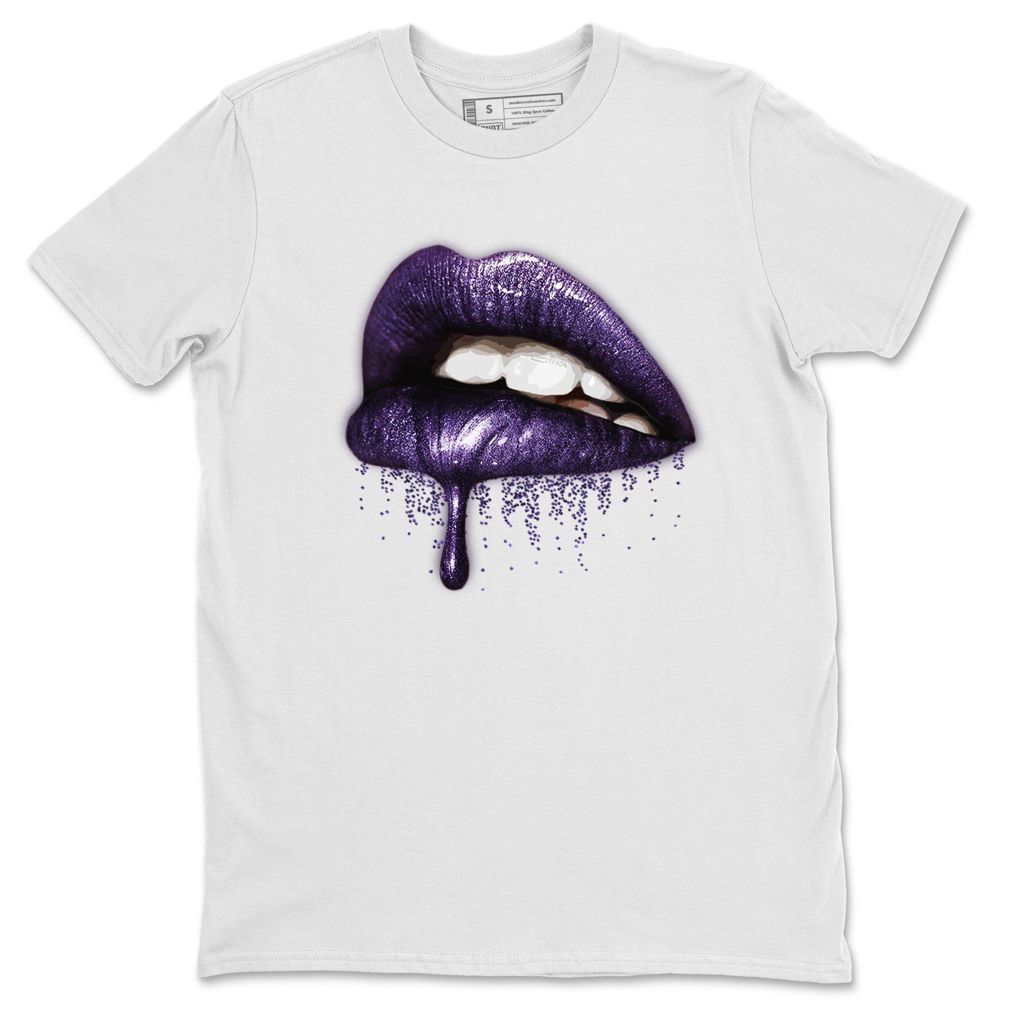 Jordan 3 Court Purple Shirt To Match Jordans Dripping Lips Sneaker Tees Jordan 3 Court Purple Drip Gear Zone Sneaker Matching Clothing Unisex Shirts