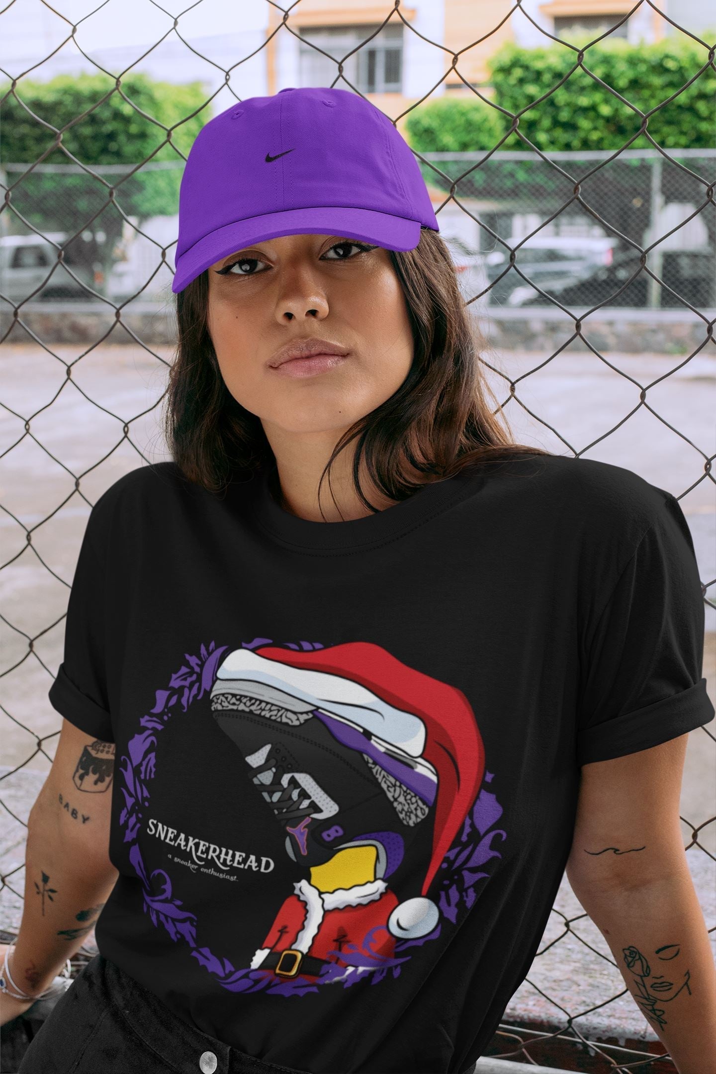 Jordan 3 Court Purple Shirt To Match Jordans Christmas Sneakerhead Sneaker Tees Jordan 3 Court Purple Drip Gear Zone Sneaker Matching Clothing Unisex Shirts