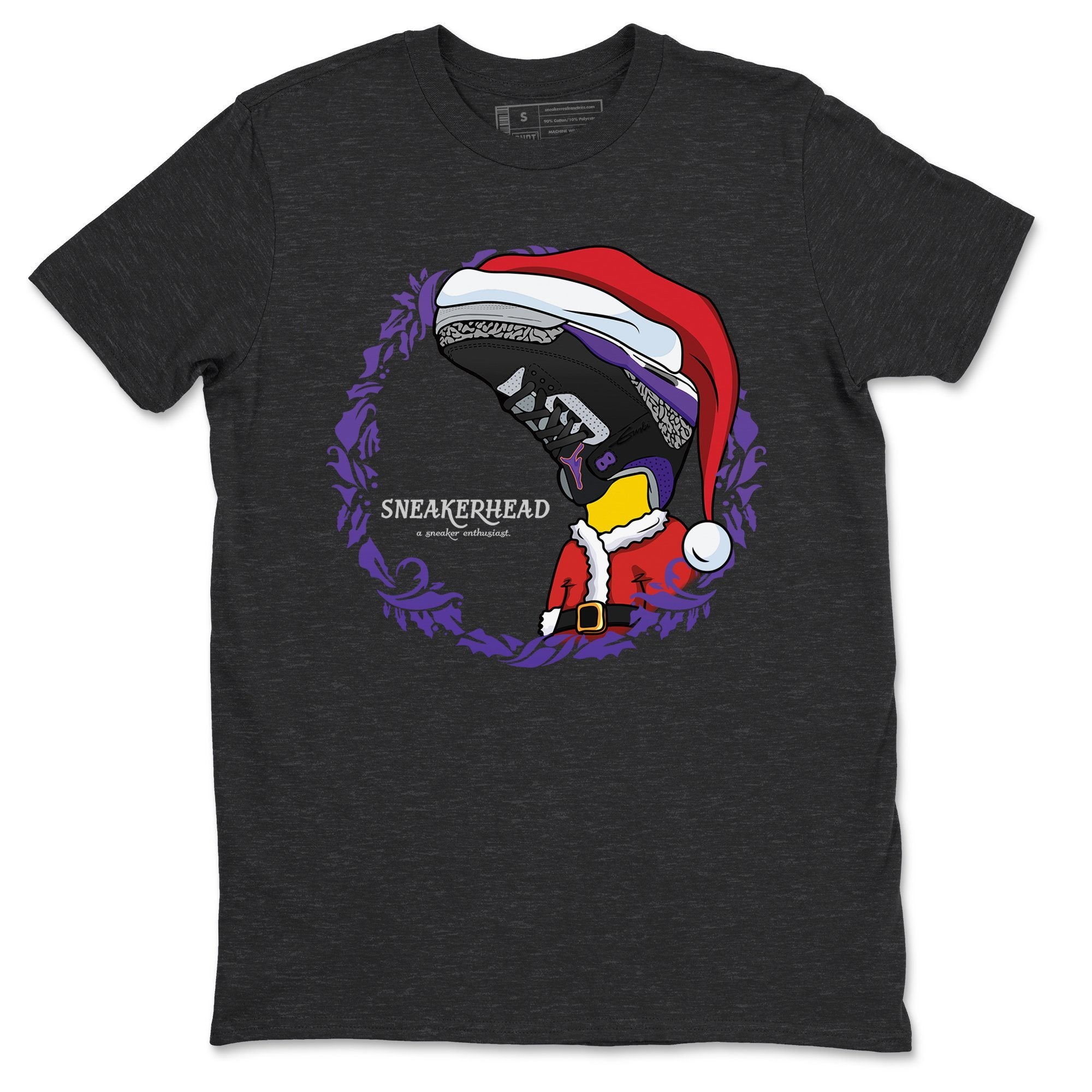 Jordan 3 Court Purple Shirt To Match Jordans Christmas Sneakerhead Sneaker Tees Jordan 3 Court Purple Drip Gear Zone Sneaker Matching Clothing Unisex Shirts