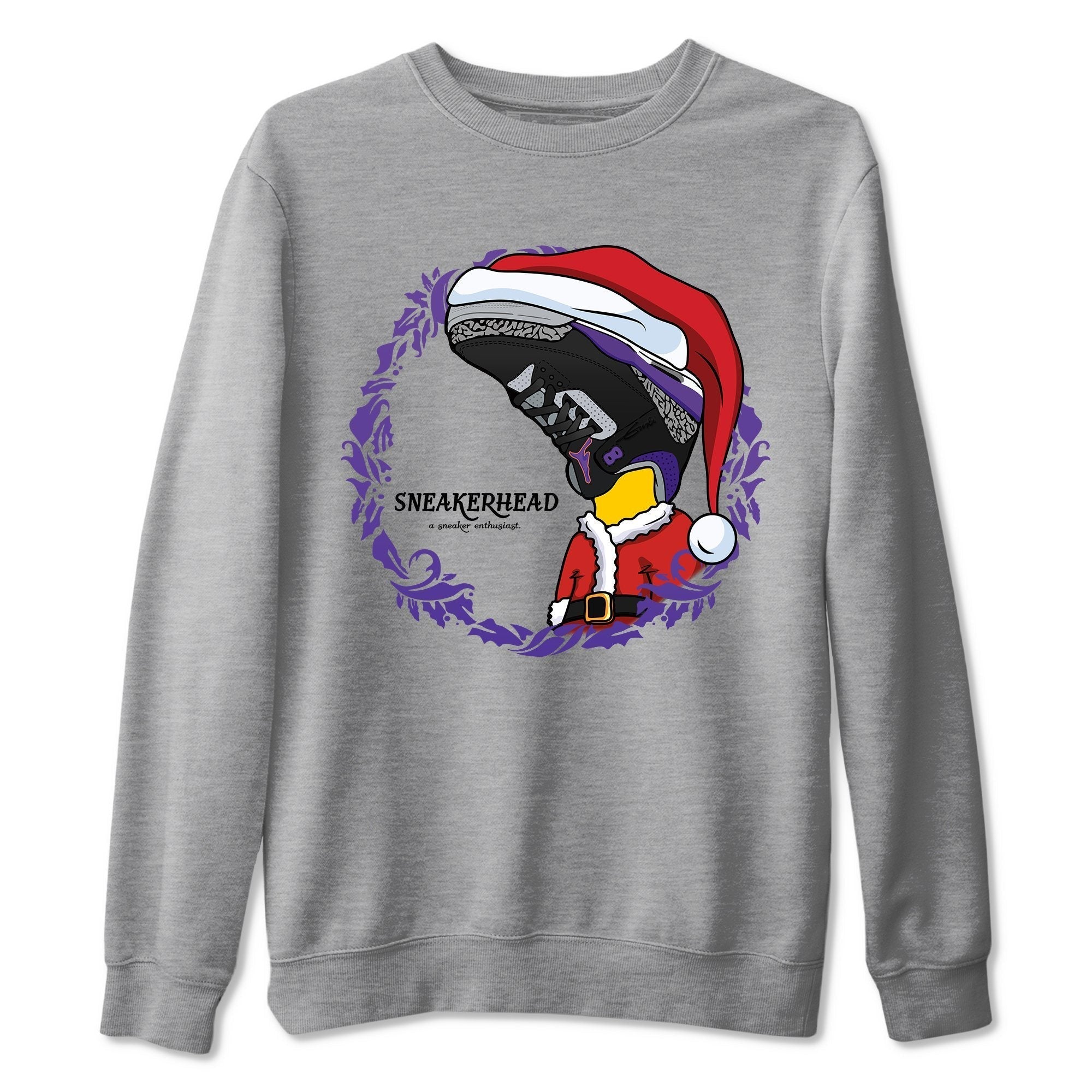 Jordan 3 Court Purple Shirt To Match Jordans Christmas Sneakerhead Sneaker Tees Jordan 3 Court Purple Drip Gear Zone Sneaker Matching Clothing Unisex Shirts