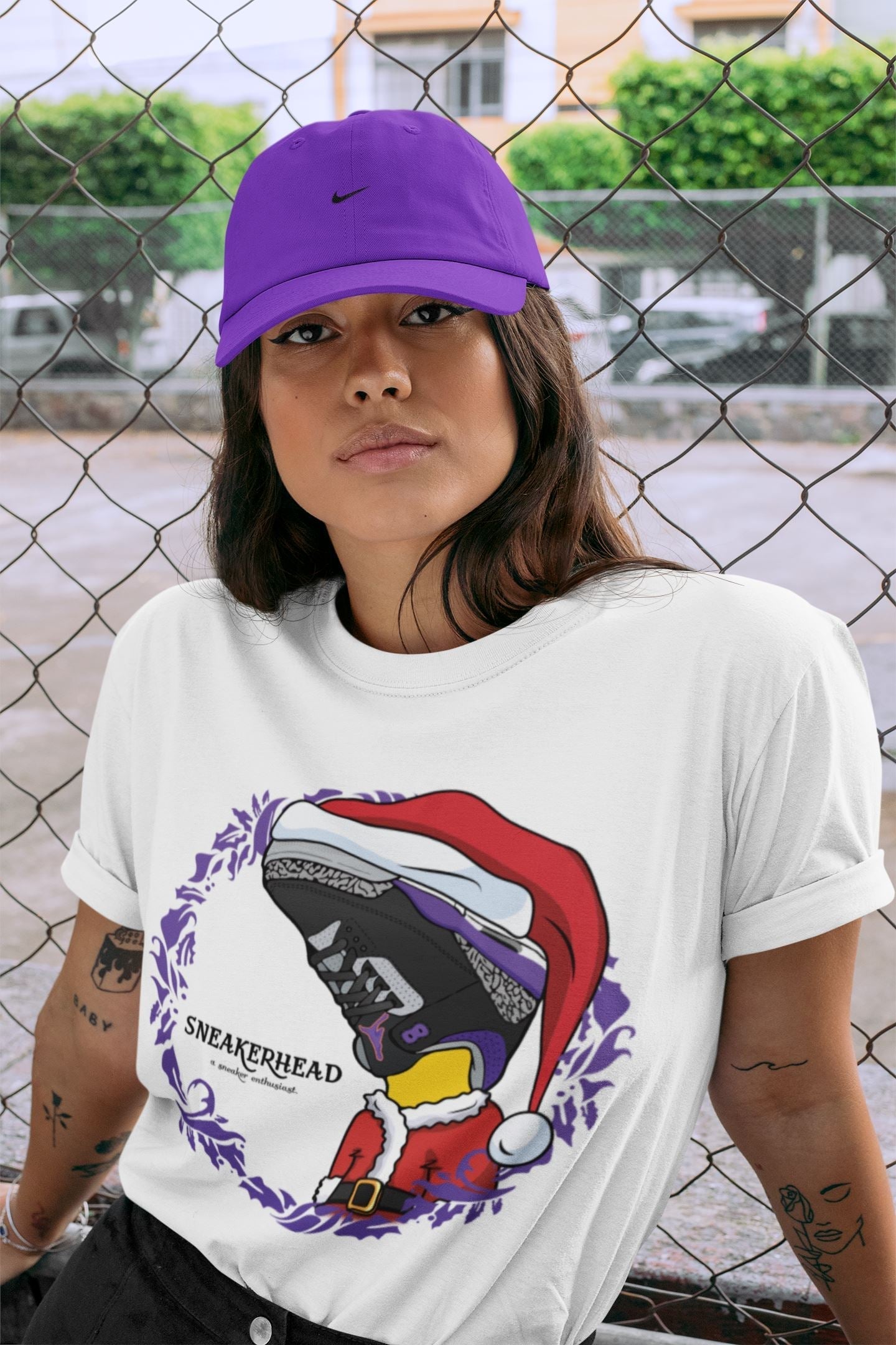 Jordan 3 Court Purple Shirt To Match Jordans Christmas Sneakerhead Sneaker Tees Jordan 3 Court Purple Drip Gear Zone Sneaker Matching Clothing Unisex Shirts