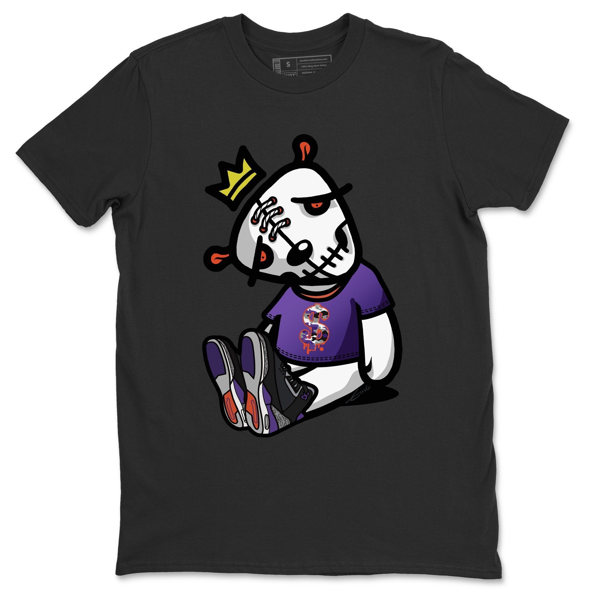 Jordan 3 Court Purple Shirt To Match Jordans Dead Dolls Sneaker Tees Jordan 3 Court Purple Drip Gear Zone Sneaker Matching Clothing Unisex Shirts